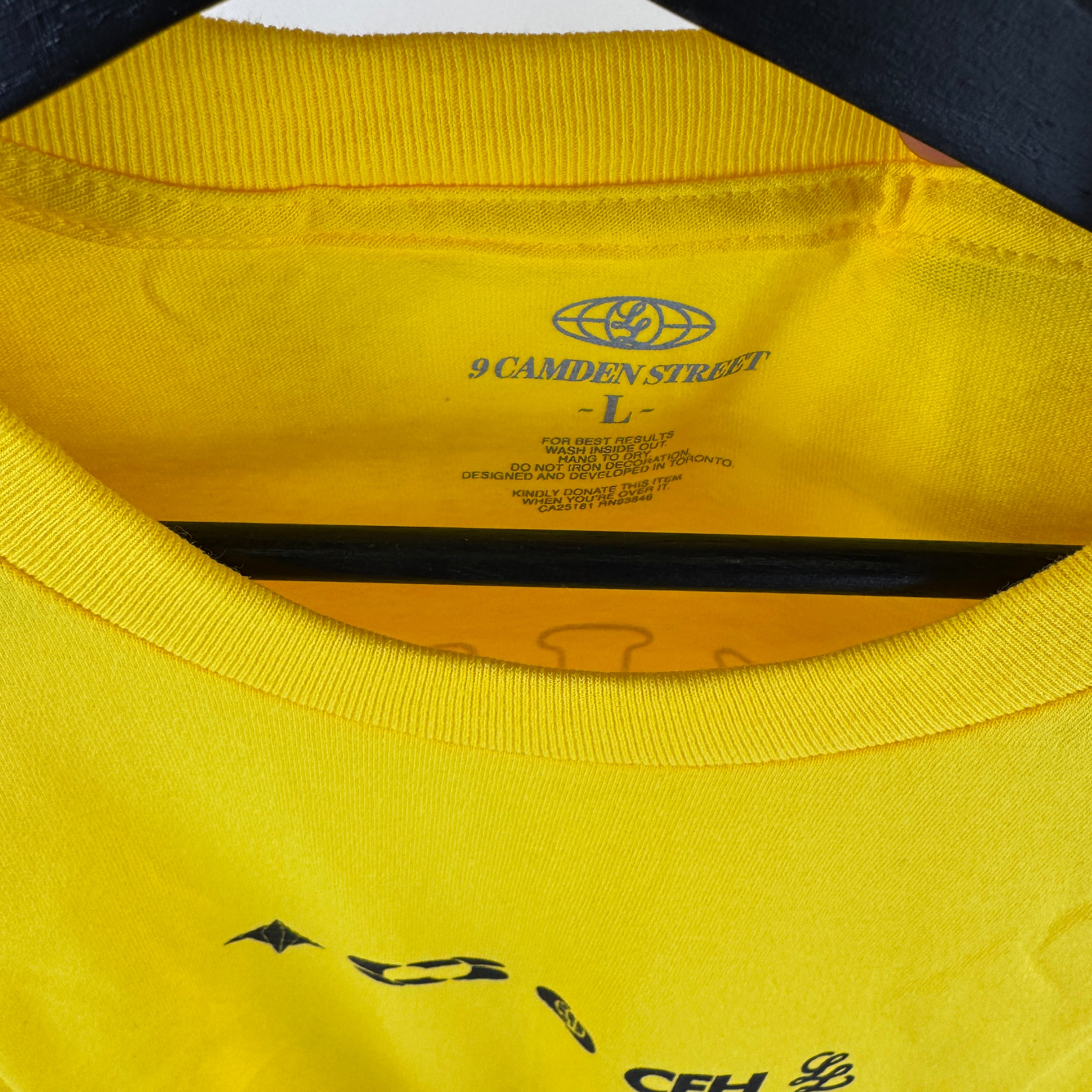 Nothing Changes CFH Tee* - YELLOW - (Size L)