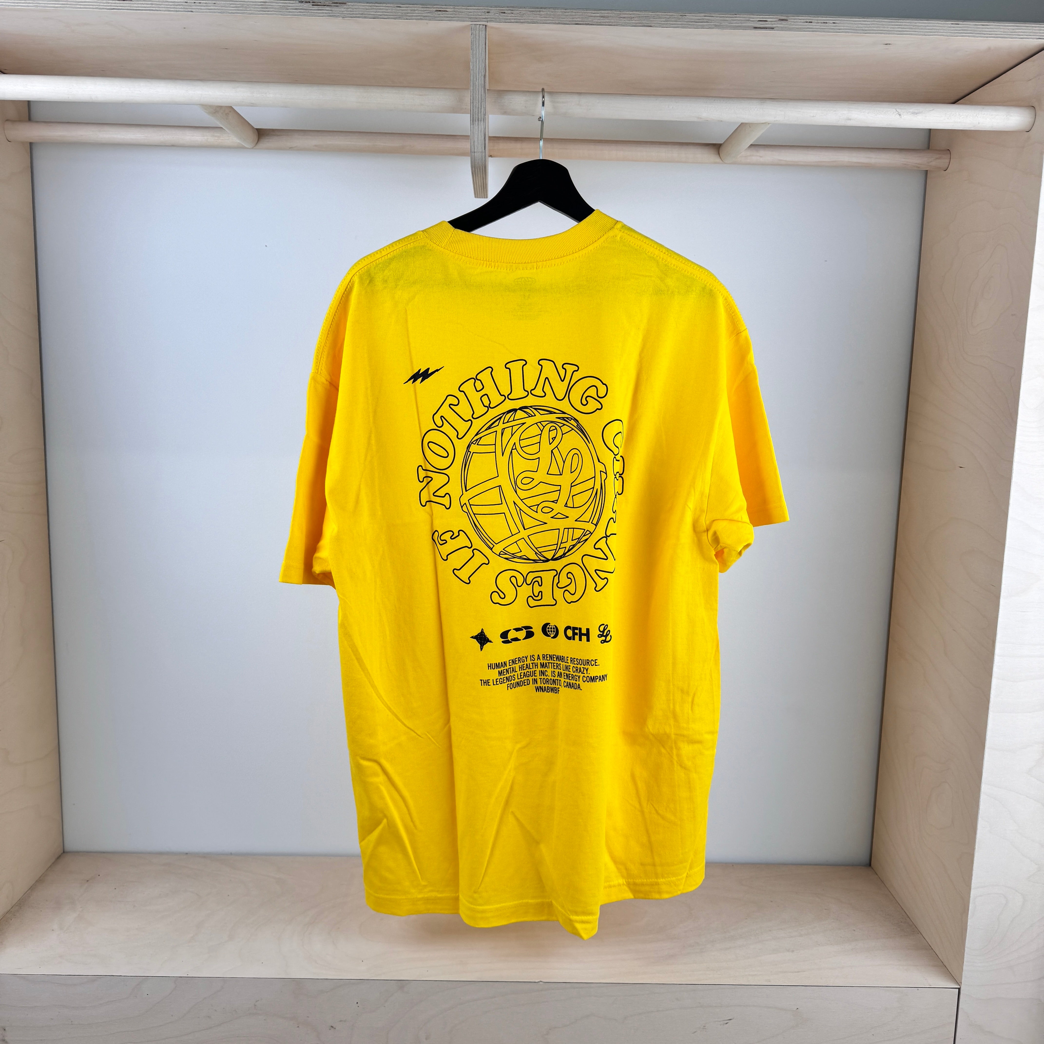 Nothing Changes CFH Tee - YELLOW - (Size XL)