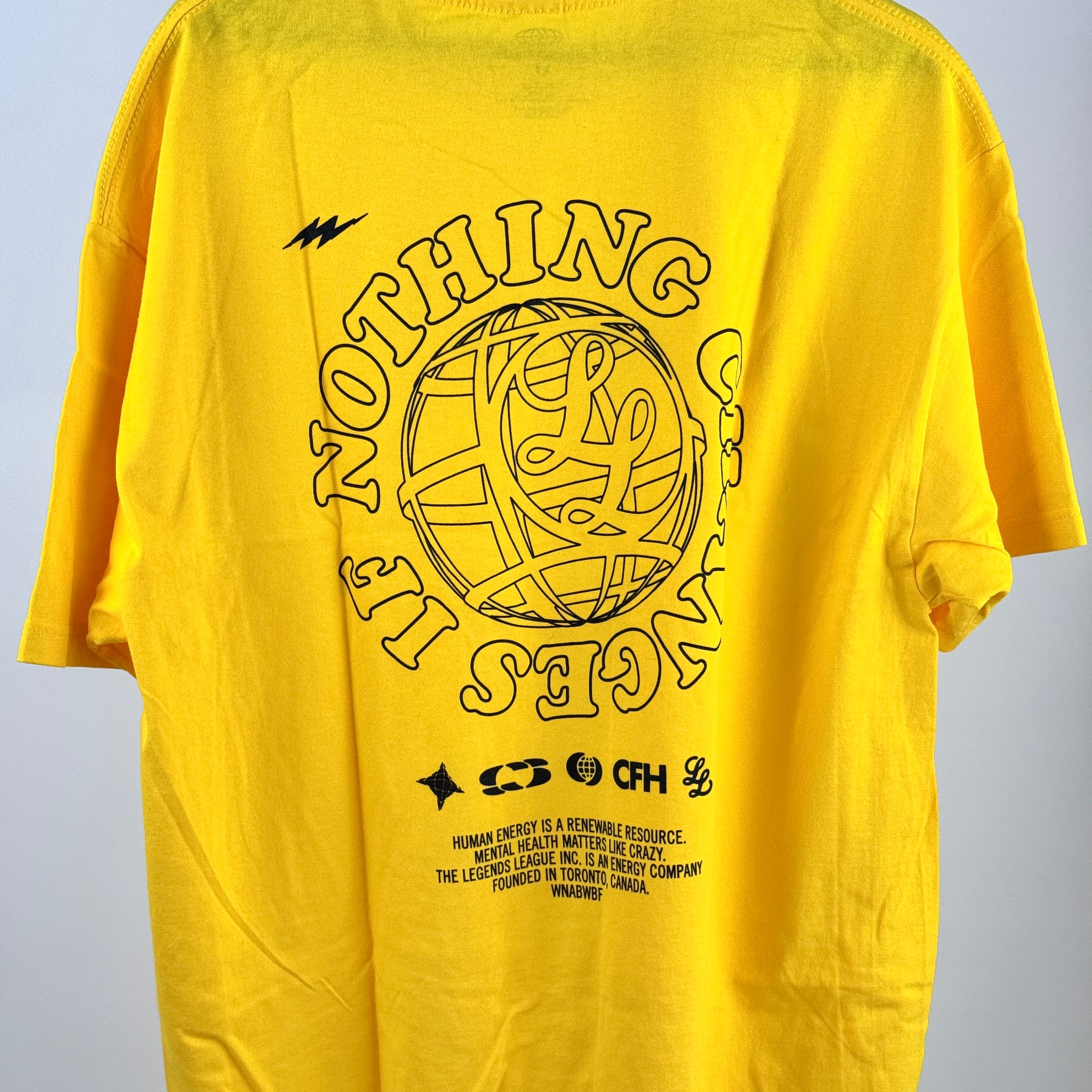 Nothing Changes CFH Tee - YELLOW - (Size XL)