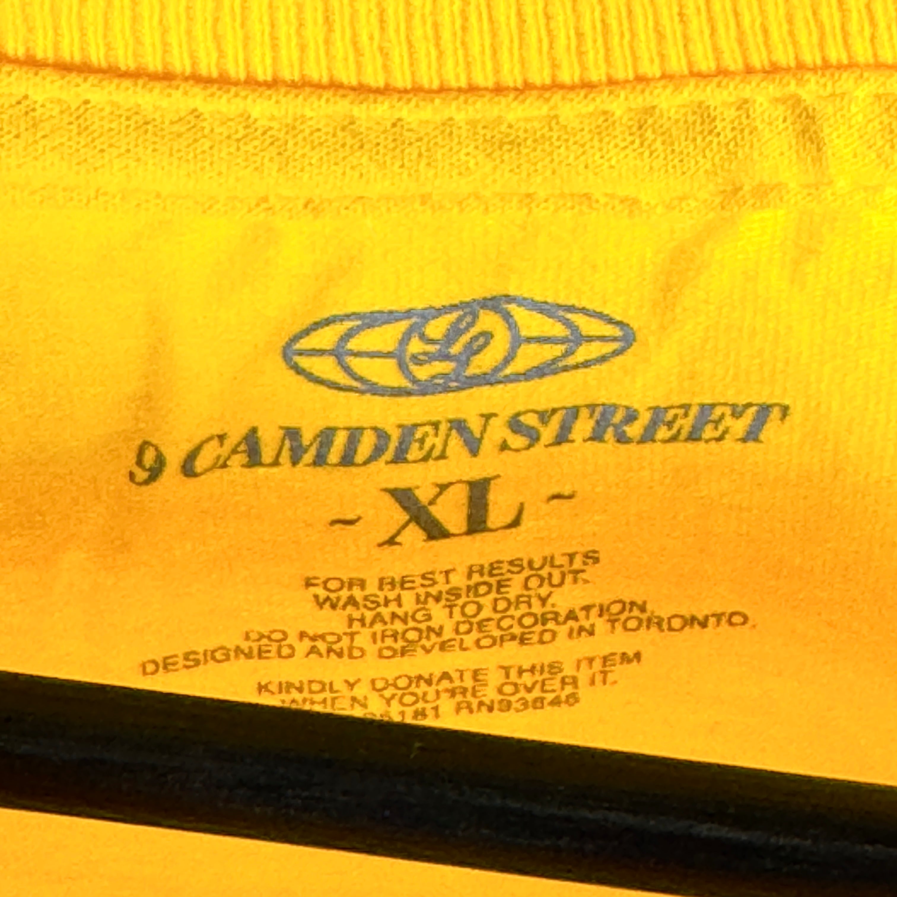 Nothing Changes CFH Tee* - YELLOW - (Size XL)