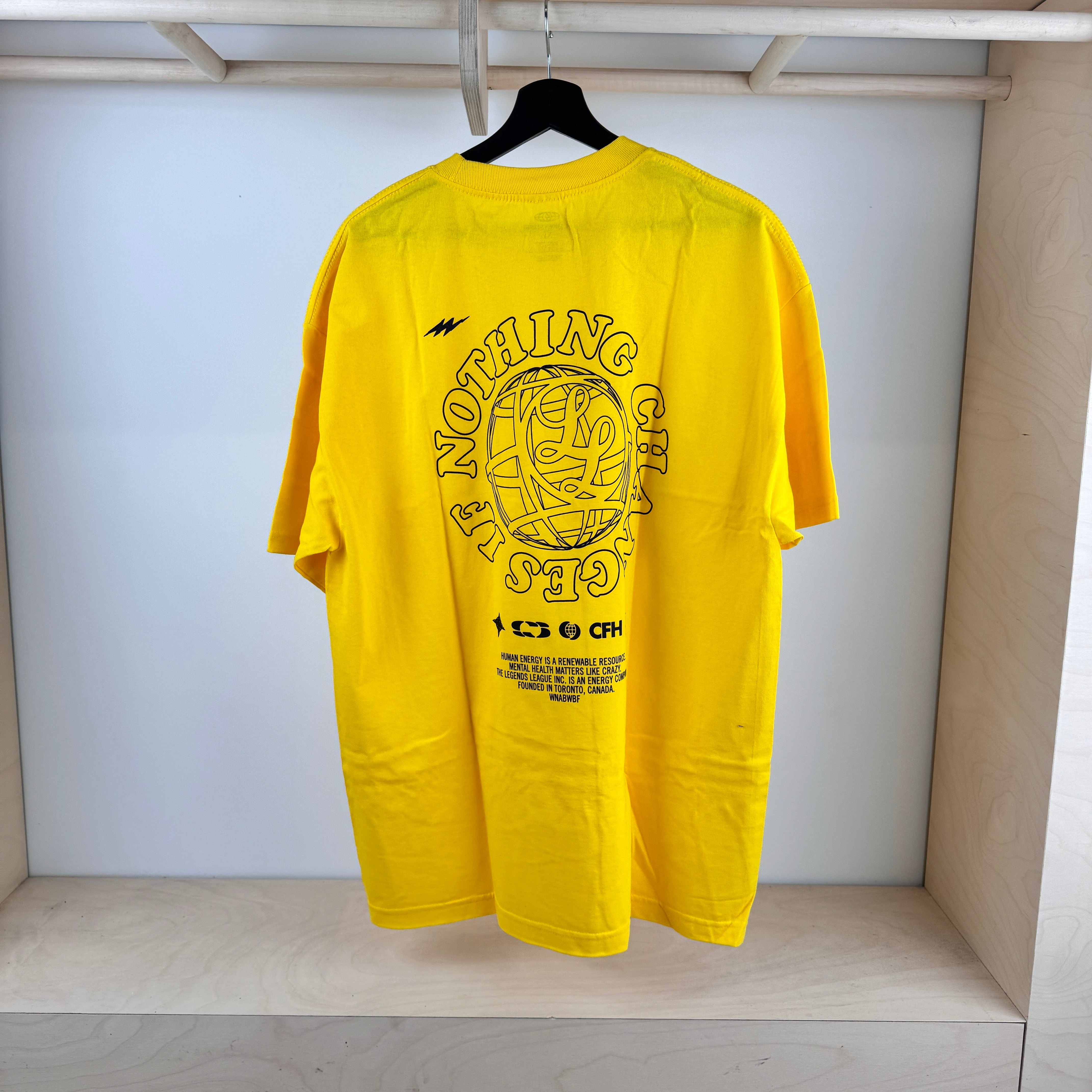 Nothing Changes CFH Tee* - YELLOW - (Size XL)