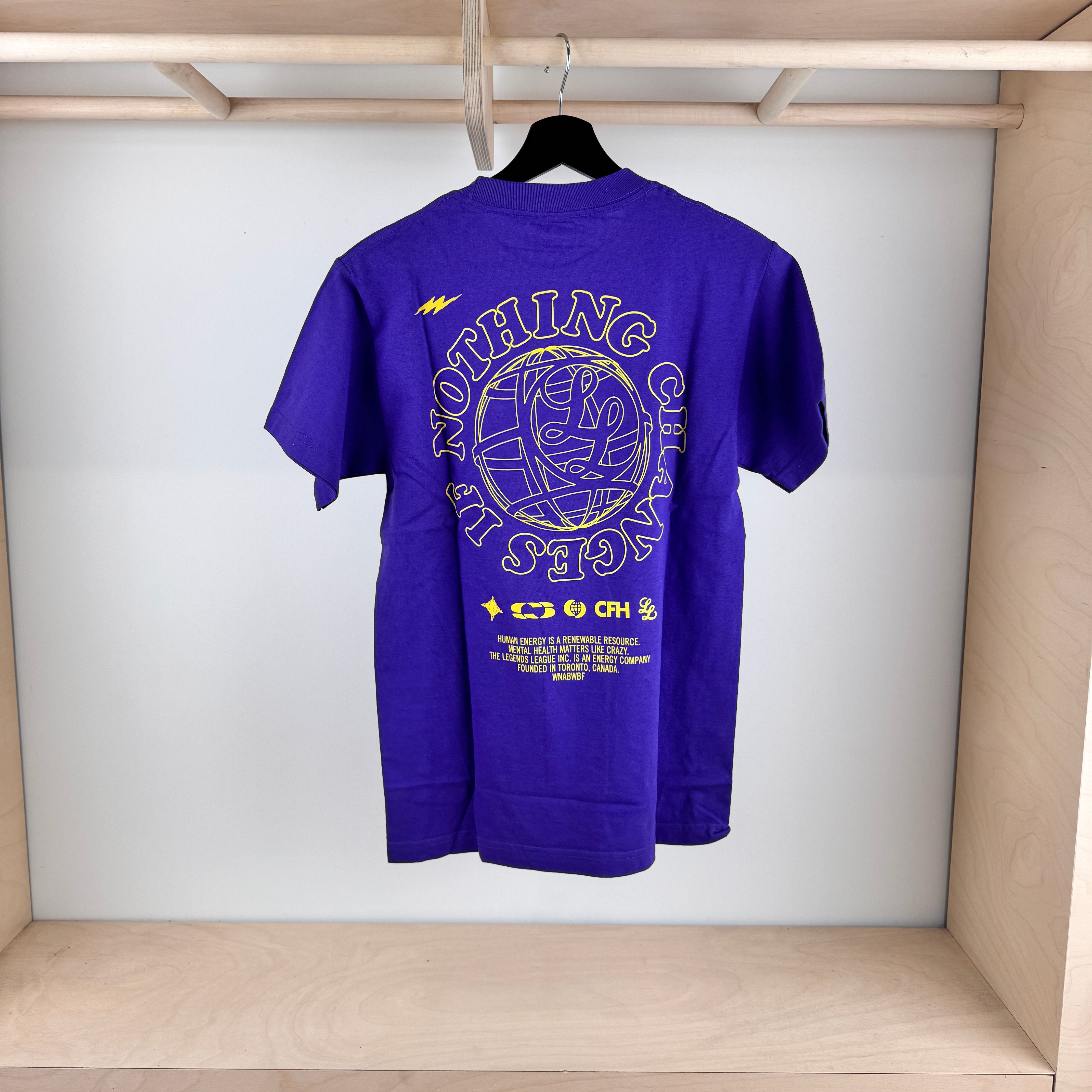 Nothing Changes CFH Tee - PURPLE - (Size S)