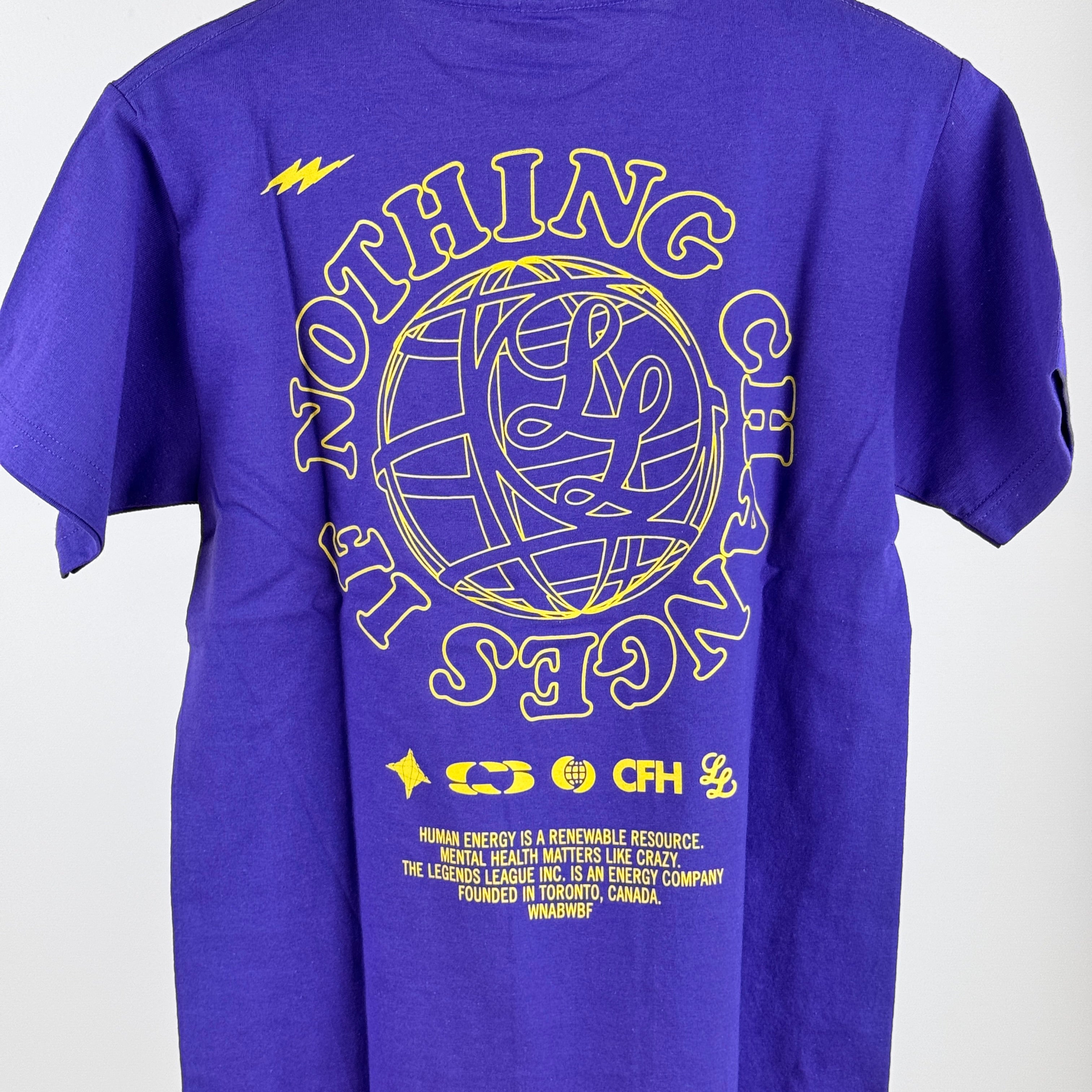 Nothing Changes CFH Tee - PURPLE - (Size S)