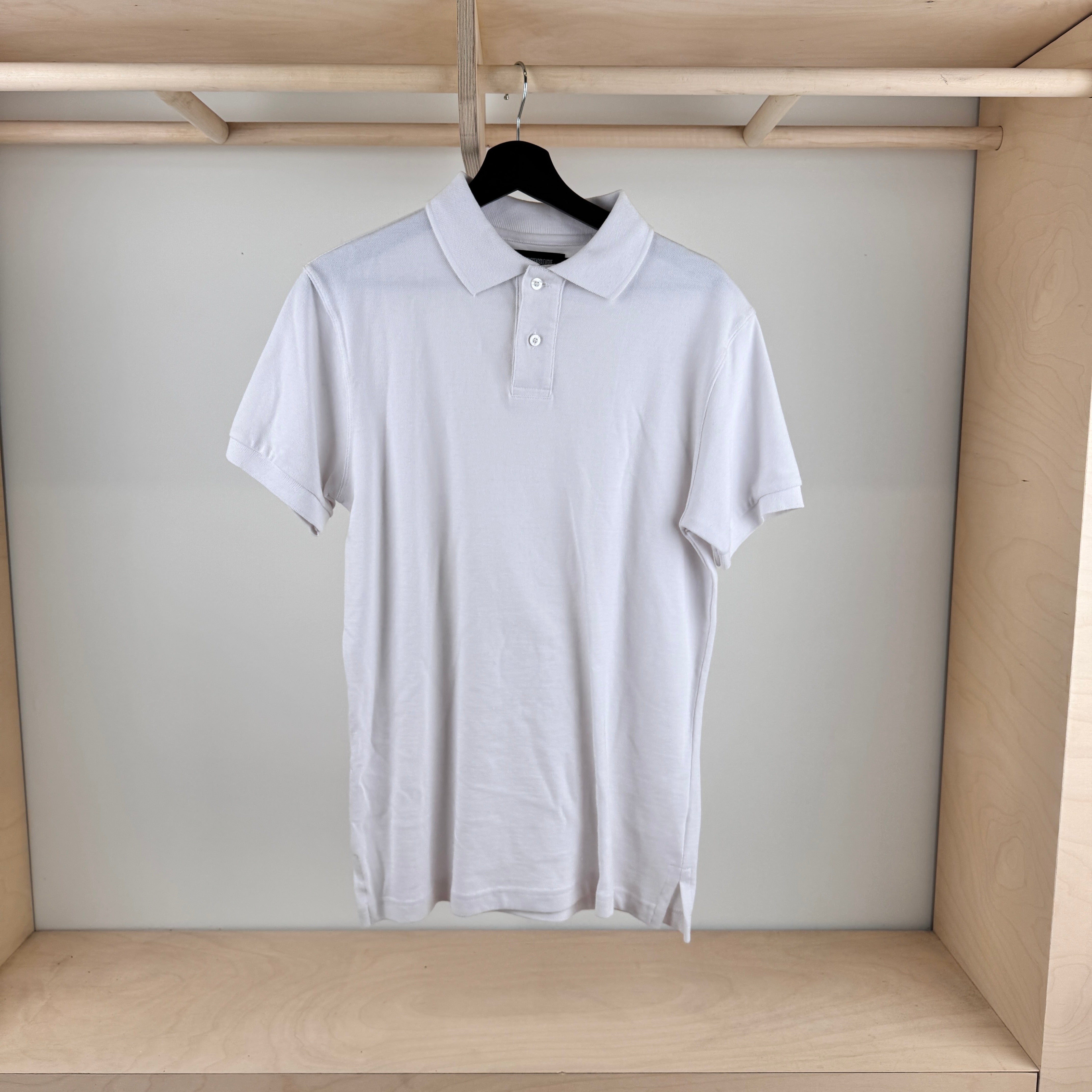 Staple Golf Shirt - WHITE - SAMPLE - (Size M)
