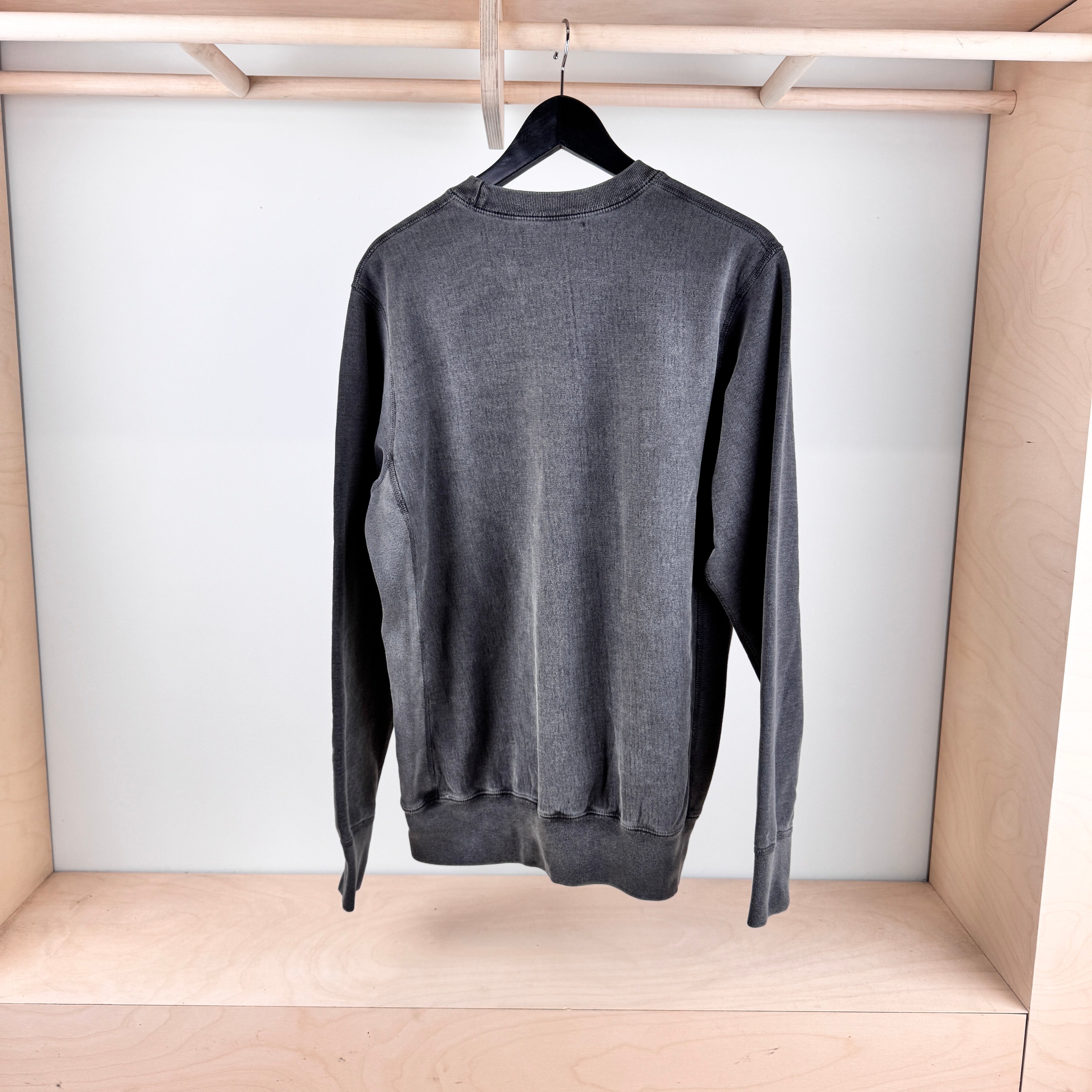 Crewneck Sweater - CHARCOAL GREY - SAMPLE - (Size M)