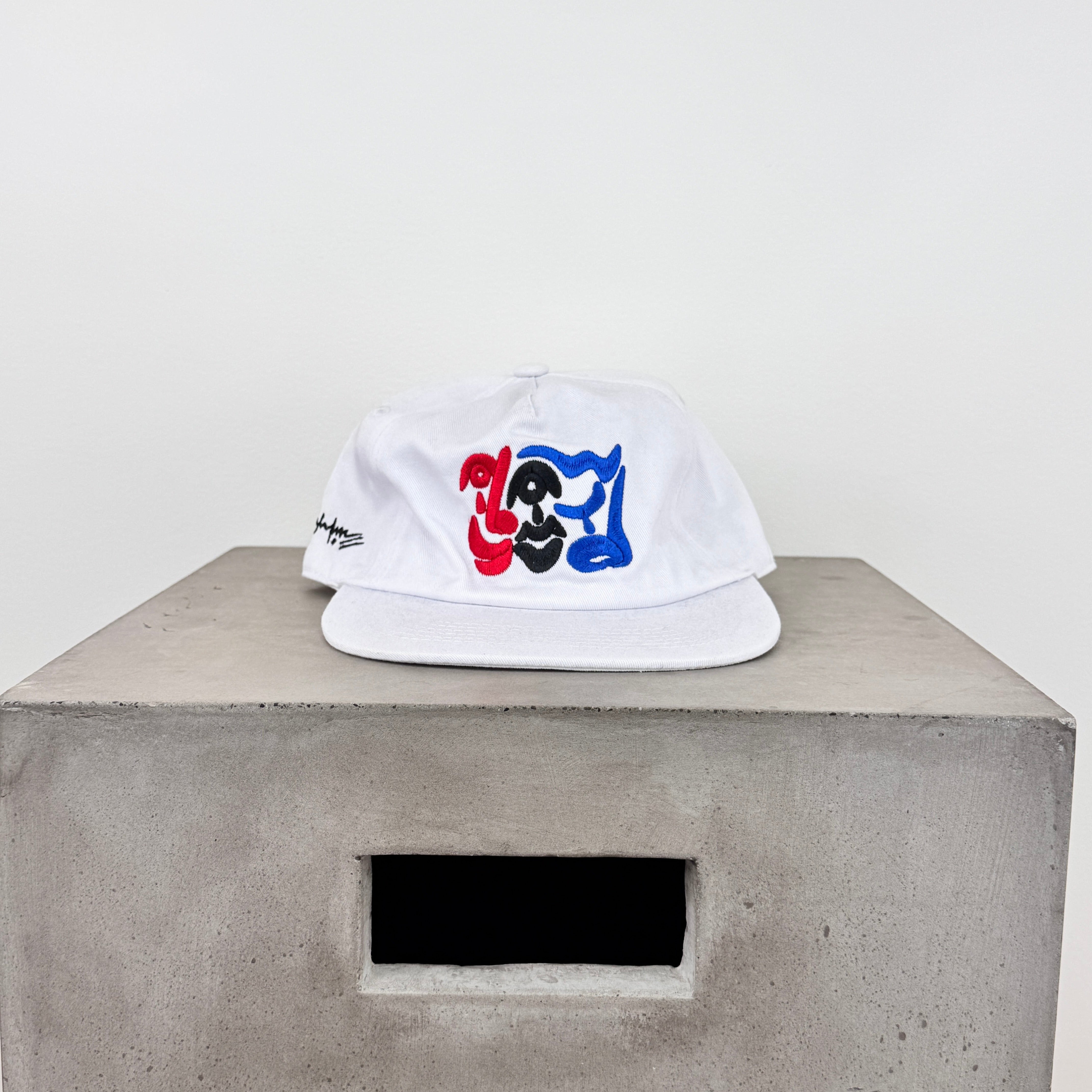 I.L.Y. I.M.U. W.Y.D 5-Panel Snapback Cap - WHITE