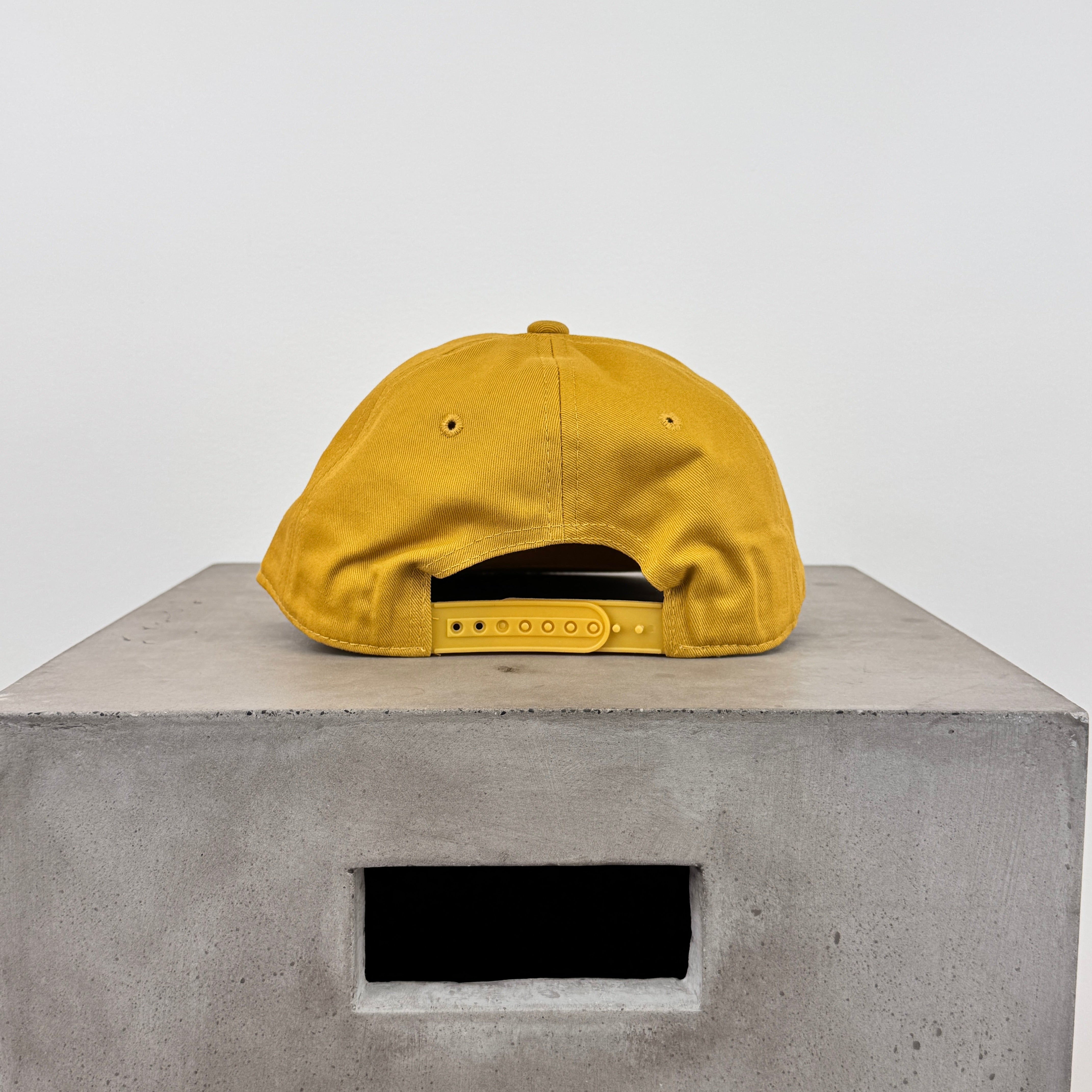 Paradise Lost 5-Panel Snapback Cap - SAMPLE NO LABEL - PLUM/MUSTARD