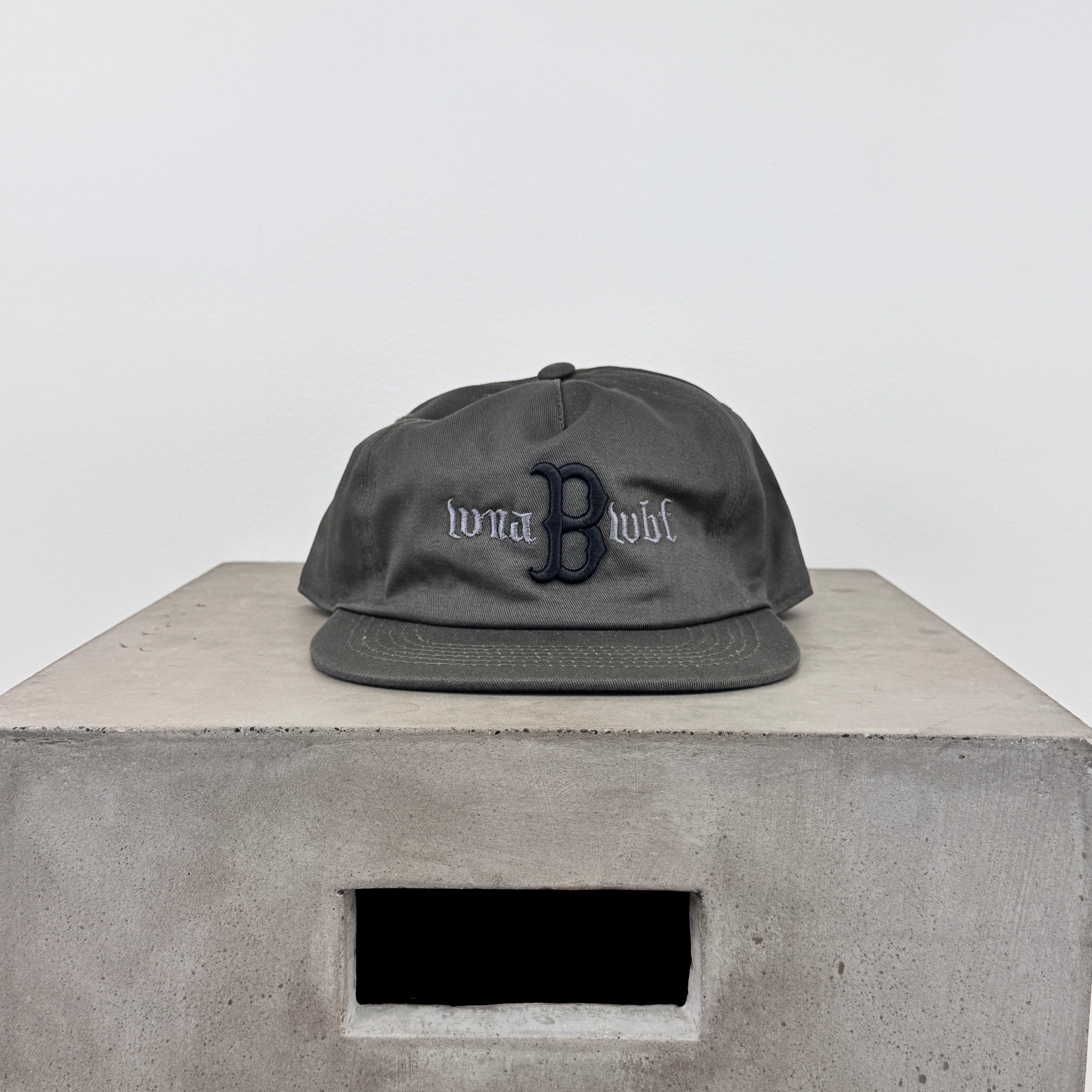 We're Not Alright But We'll Be Fine 5-Panel Snapback Cap - GREY