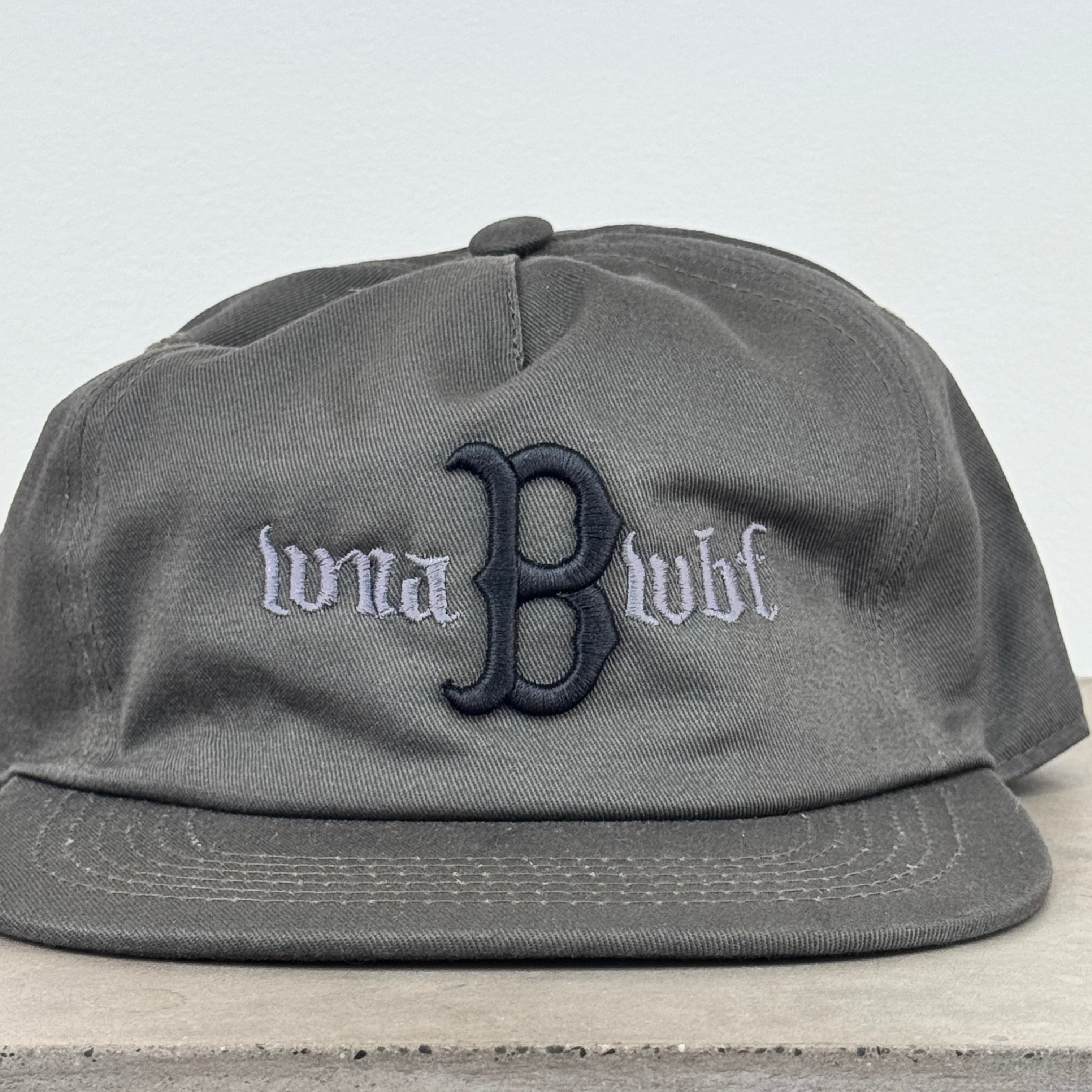 We're Not Alright But We'll Be Fine 5-Panel Snapback Cap - GREY