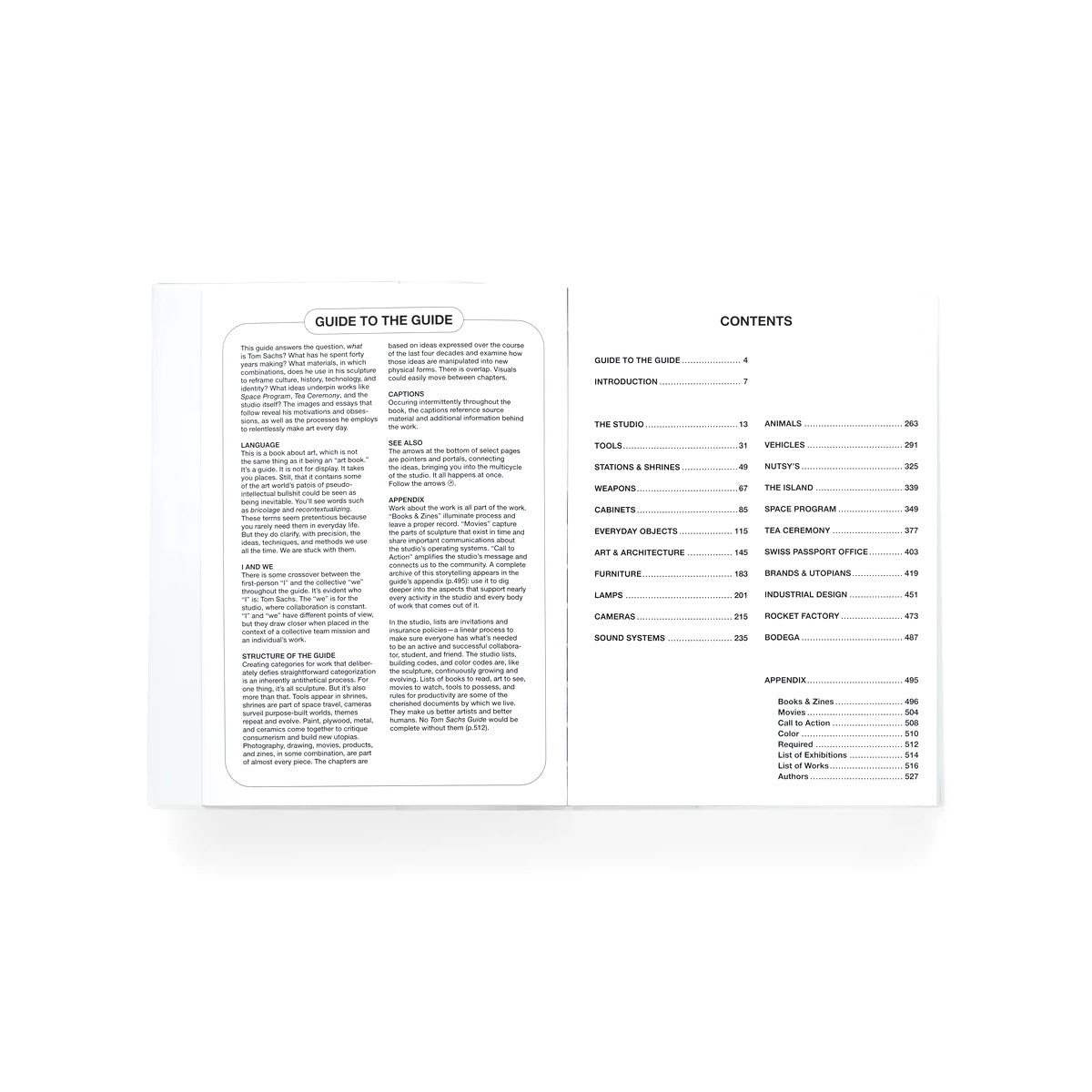 "Tom Sachs Guide" Book