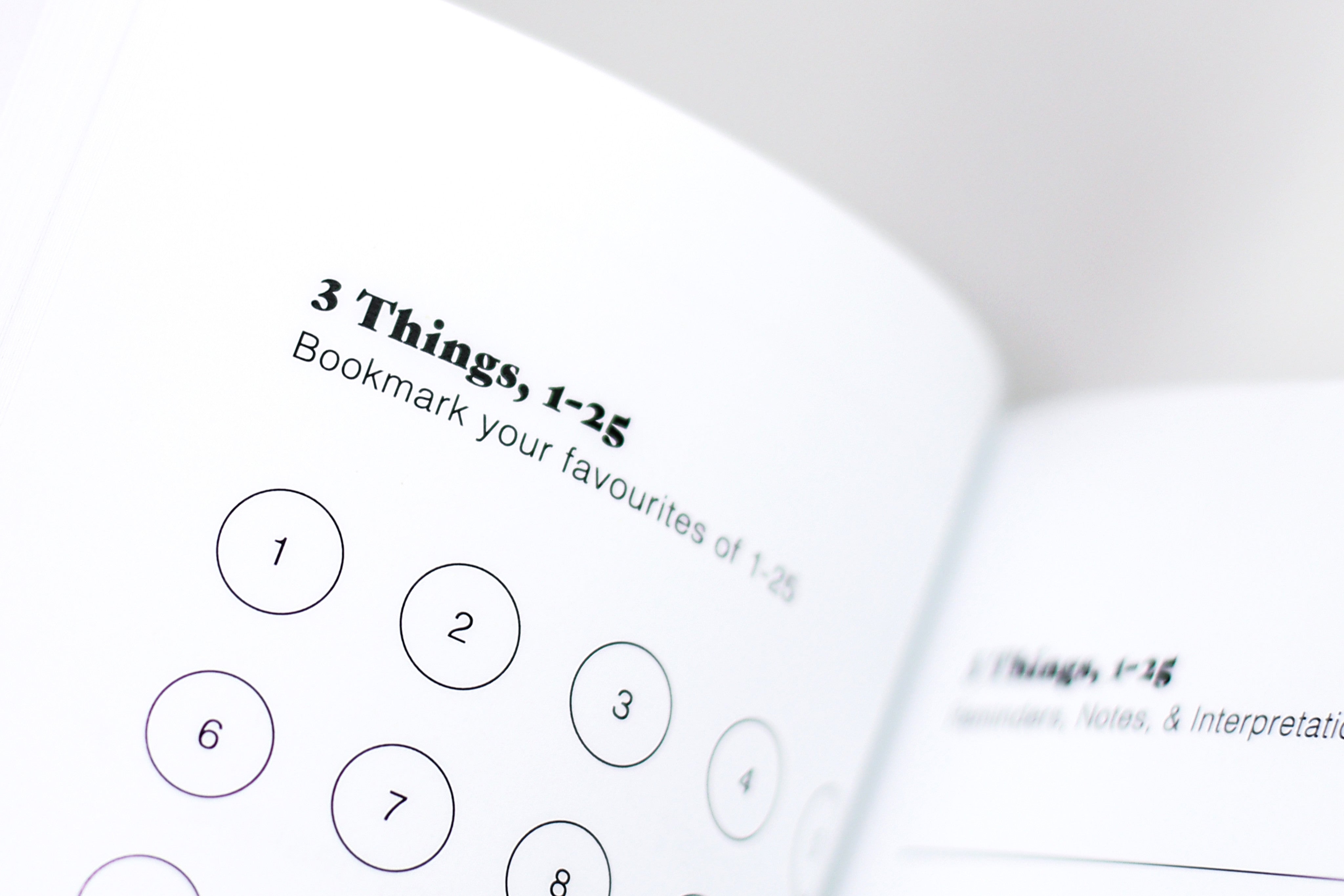 Misprints: 3 Things Book 1-100
