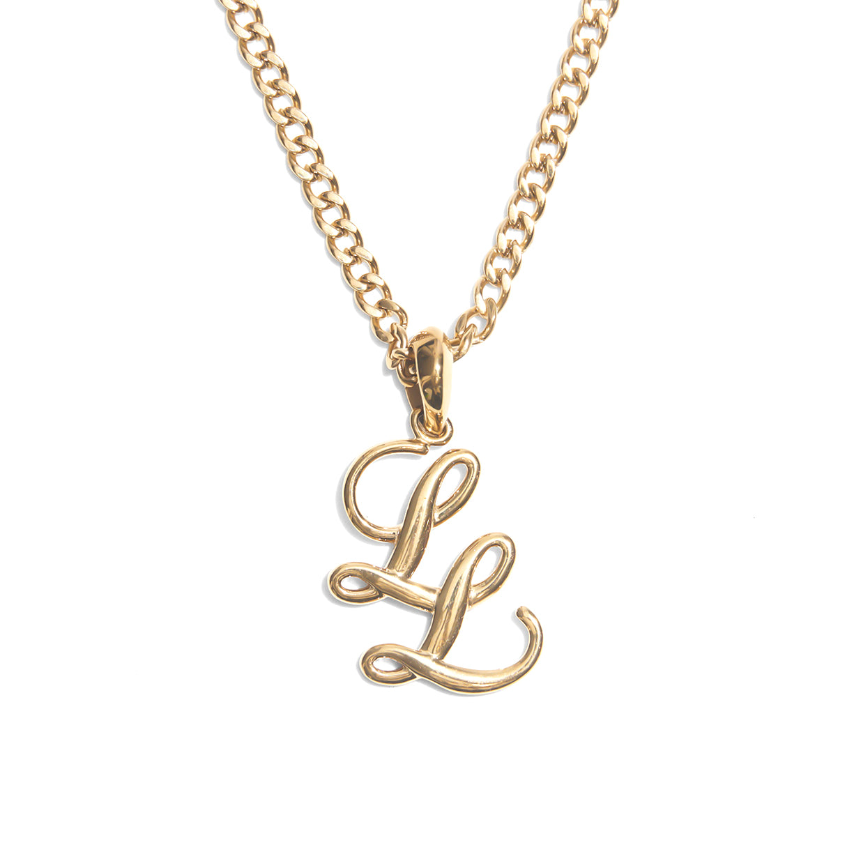 アクセサリー SHOOP / L LOGO NECKLACE L.L. Logo Necklace [Stainless Steel]