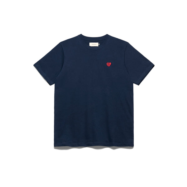 HEARTBROKEN LOGO HEAVYWEIGHT T-SHIRT [NAVY]