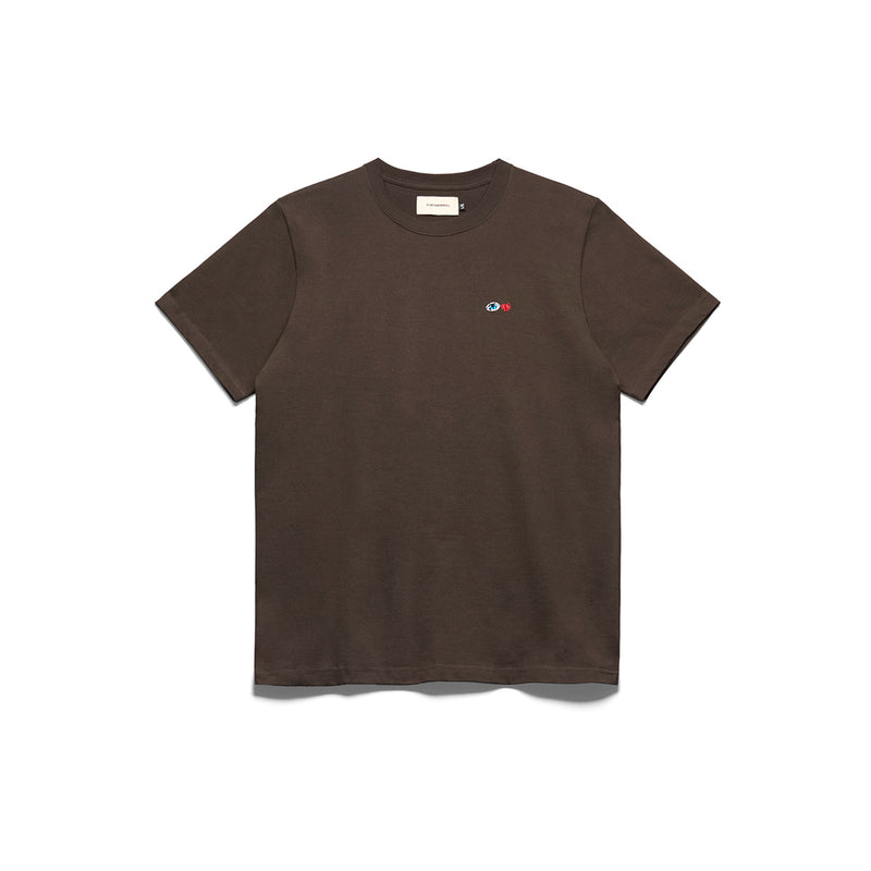 "I LOVE" HANDWORK HEAVYWEIGHT T-SHIRT [BROWN]