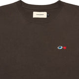 "I LOVE" HANDWORK HEAVYWEIGHT T-SHIRT [BROWN]