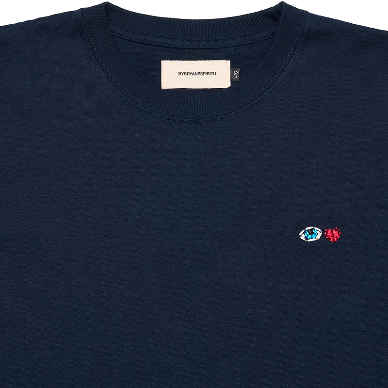 "I LOVE" HANDWORK HEAVYWEIGHT T-SHIRT [NAVY]