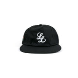 RAISED LL LOGO 5-PANEL CAP [BLACK]
