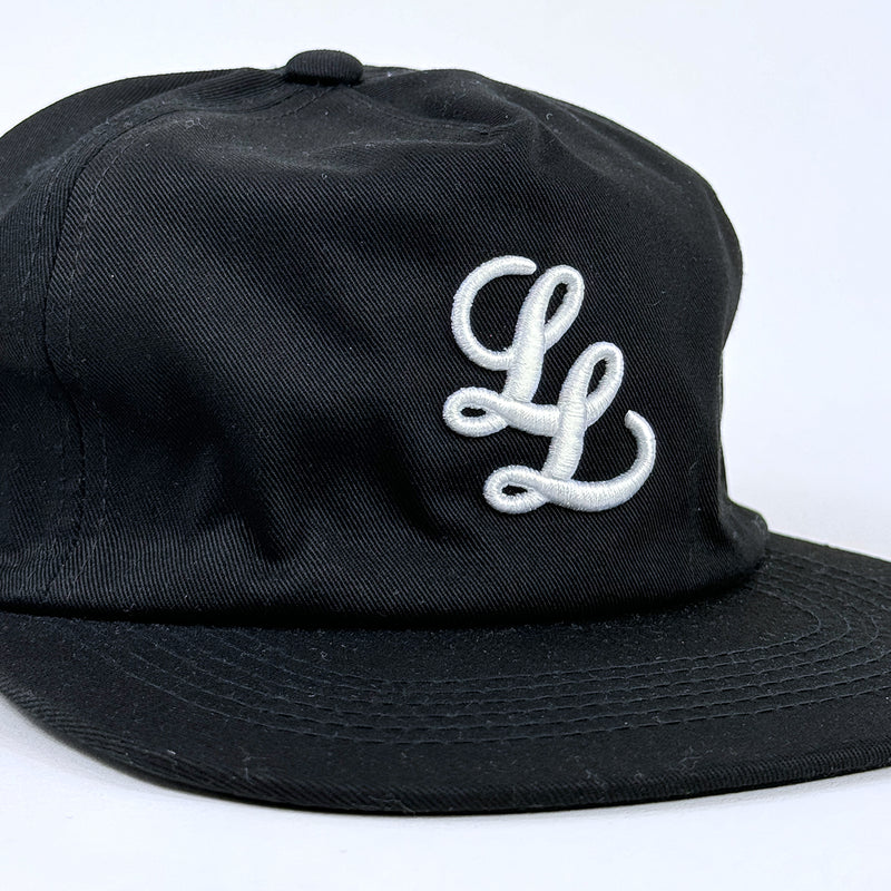 RAISED LL LOGO 5-PANEL CAP [BLACK]