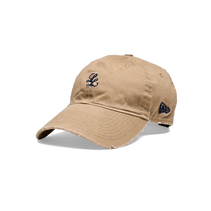 "VINTAGED" STAPLE LL LOGO NEW ERA 9TWENTY CAP [KHAKI]