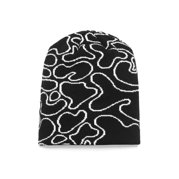 BBE BLOAT CAMO SKULL CAP [BLACK]