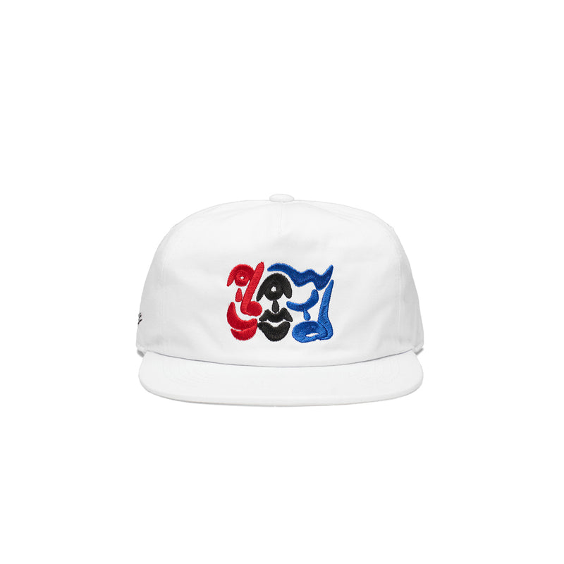 "ILY IMU WYD" LOGO 5-PANEL CAP [WHITE]