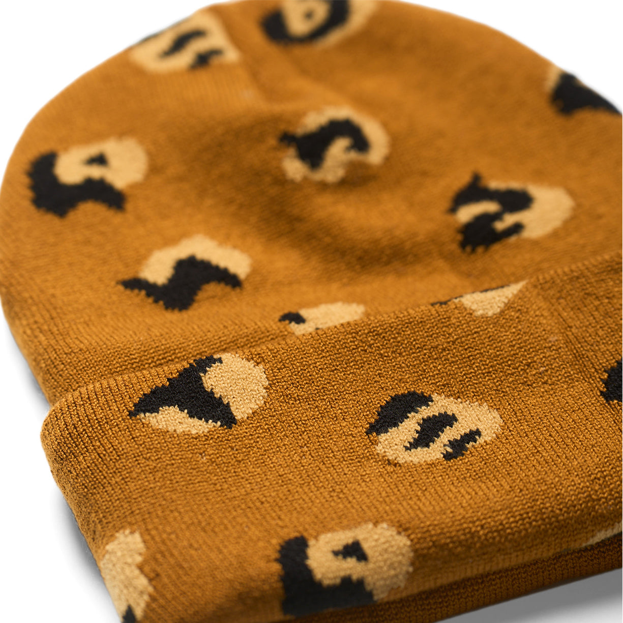 B.B.E. Leopard Print Beanie [Spice]