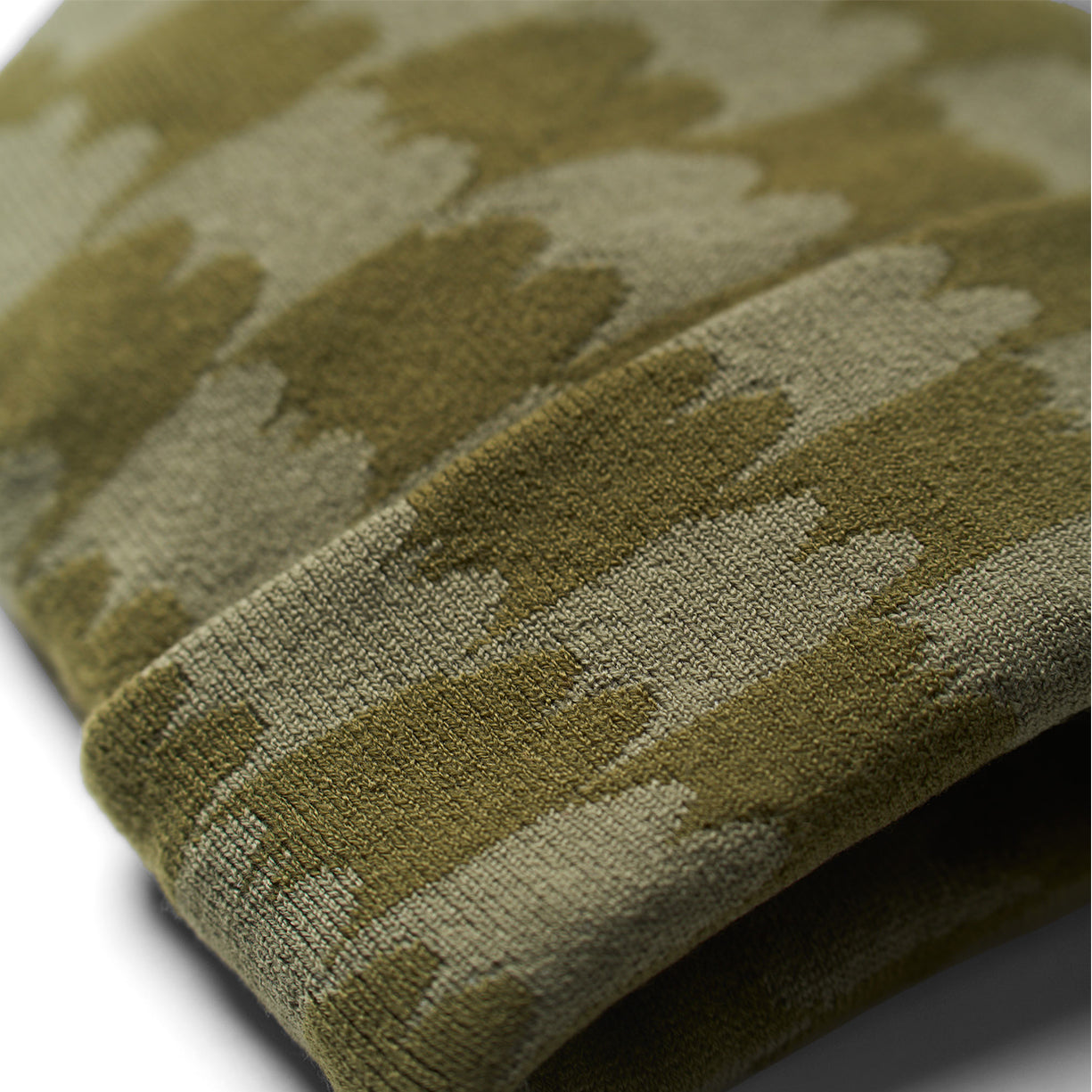 B.B.E. Motion Checker Beanie [Olive Sea Spray]