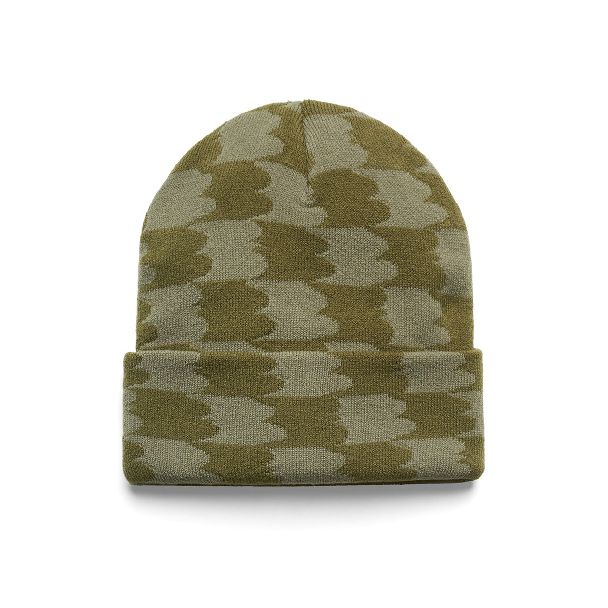 B.B.E. Motion Checker Beanie [Olive Sea Spray]