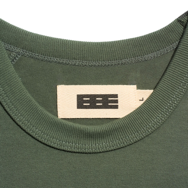 BBE RAGLAN SCOOP T-SHIRT [FOREST GREEN]