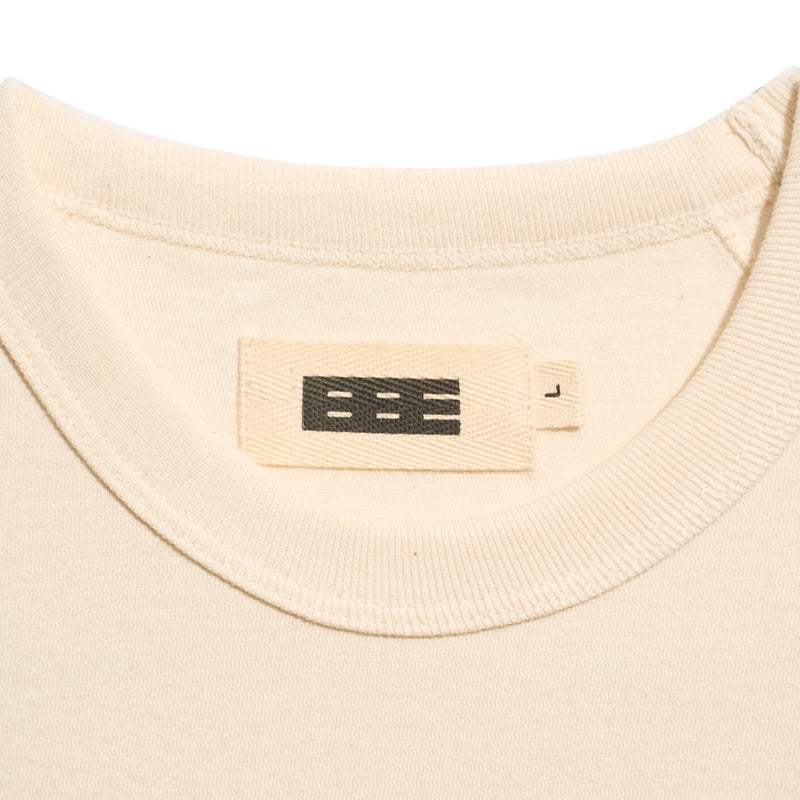 BBE RAGLAN SCOOP T-SHIRT [NATURAL]