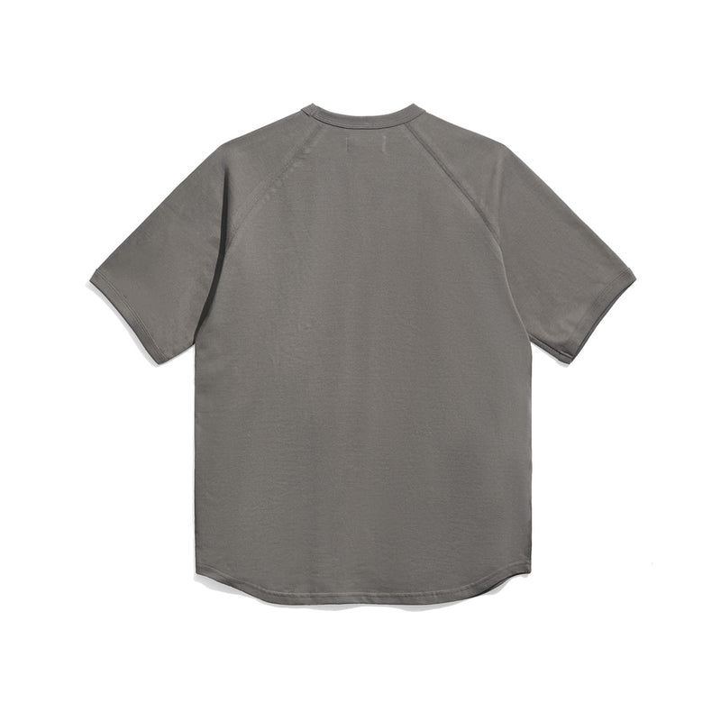 BBE RAGLAN SCOOP T-SHIRT [SLATE BLACK]