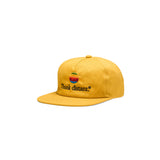 "THINK DISTANT" LOGO 5-PANEL CAP [MUSTARD]