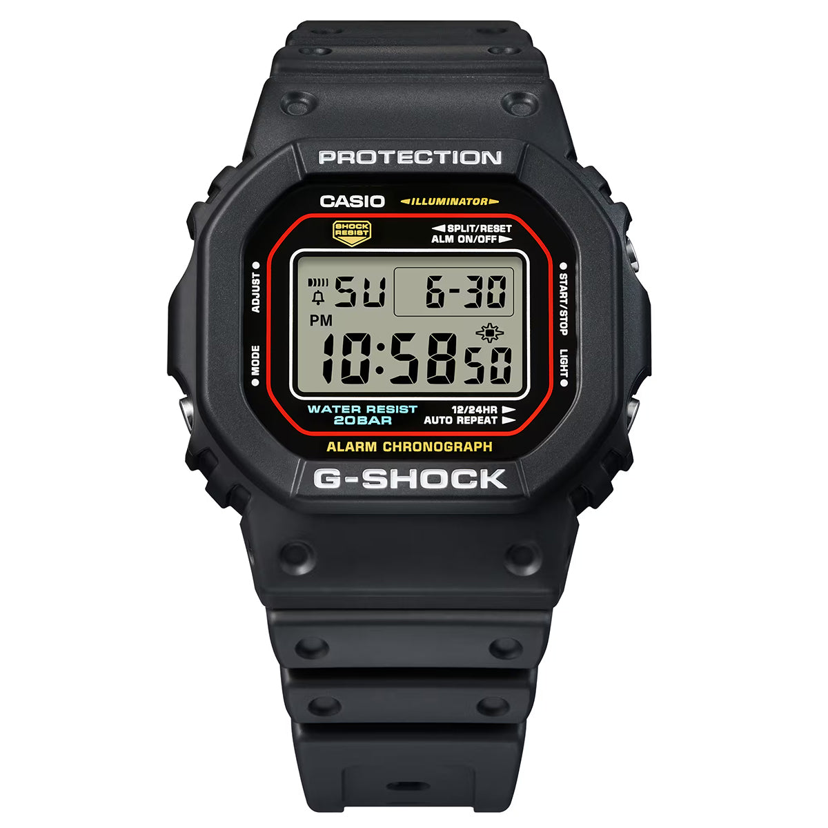 Casio G-Shock DW-5600RL-1 Digital Watch [Black/Multi]
