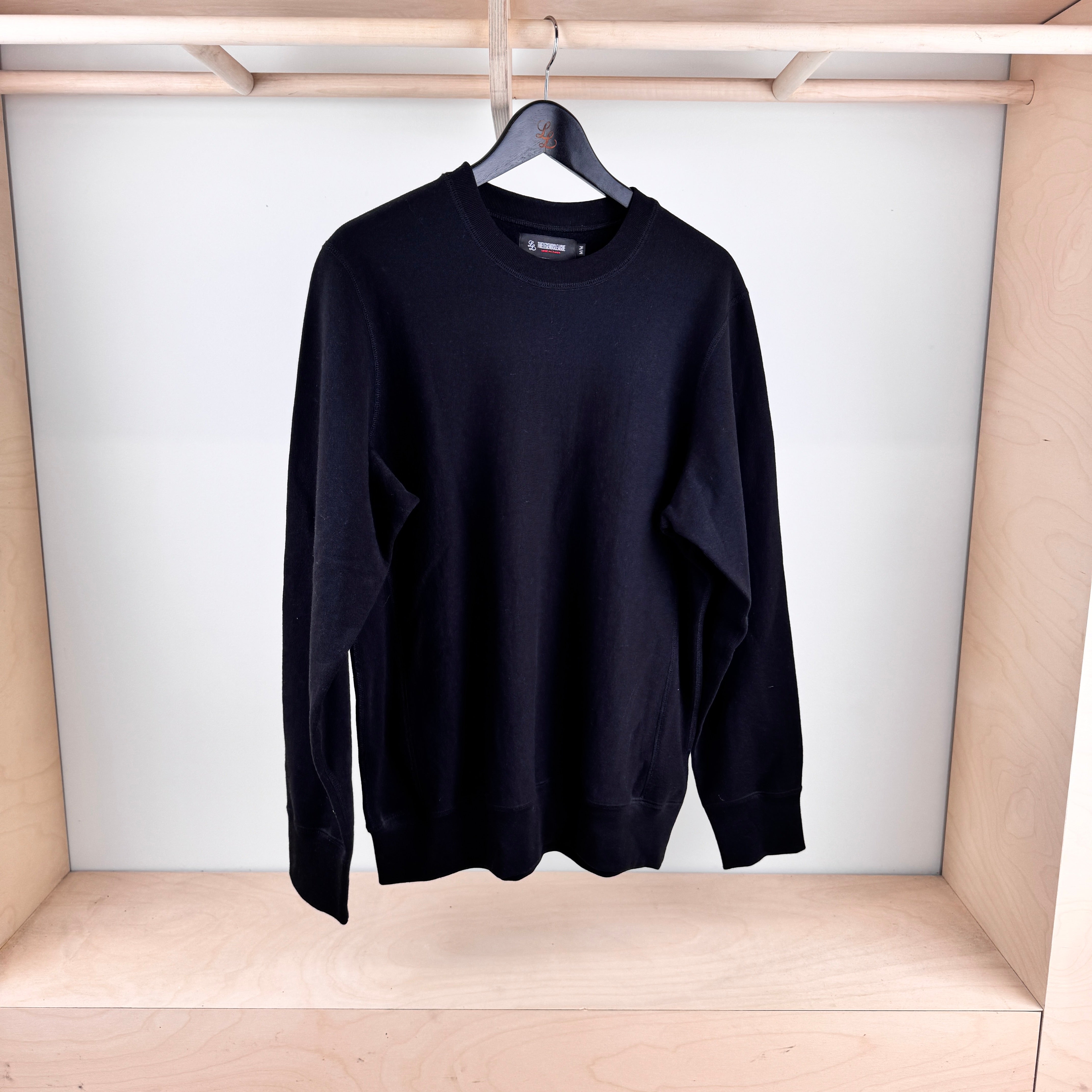 Crewneck Sweater - BLACK - SAMPLE - (Size M)