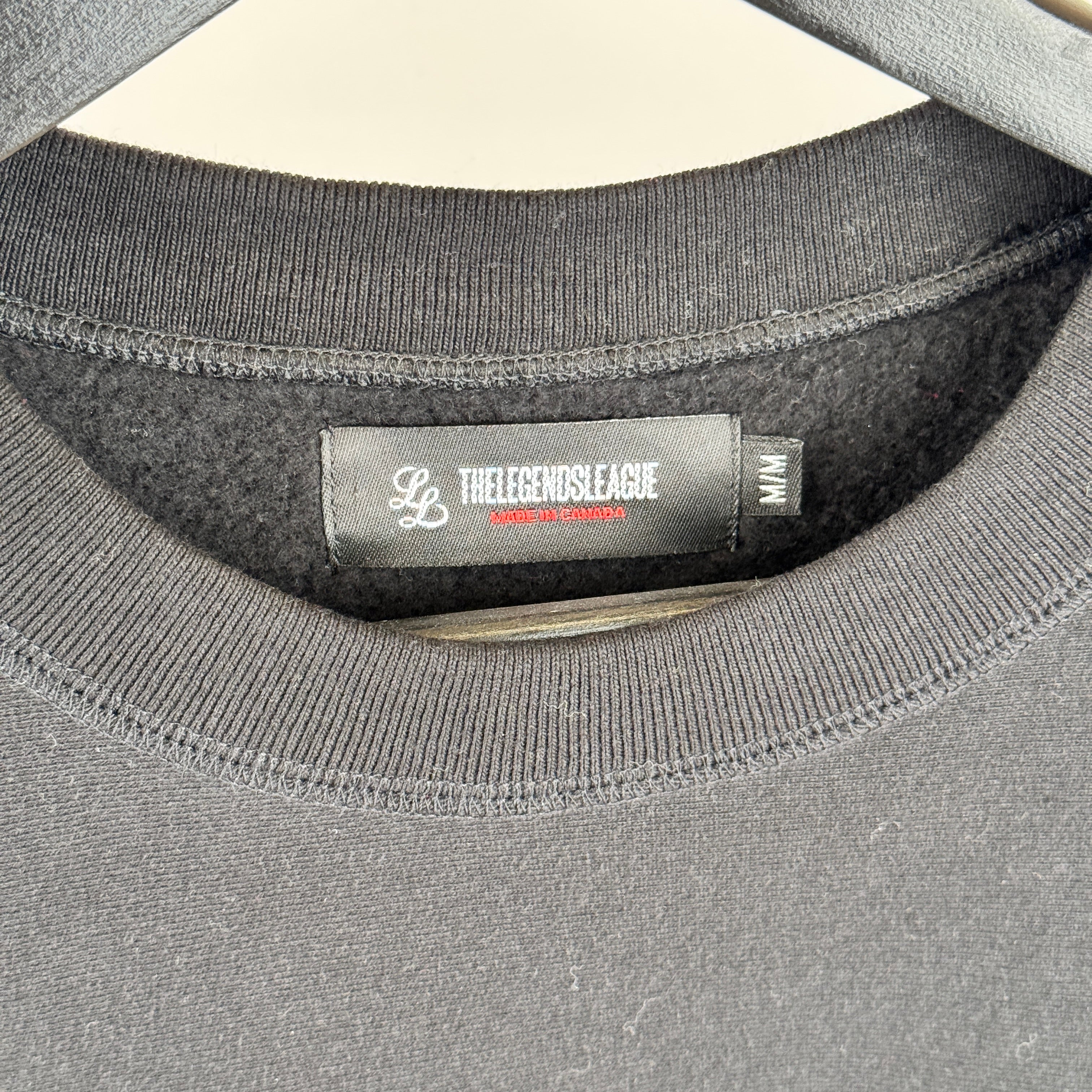 Crewneck Sweater - BLACK - SAMPLE - (Size M)