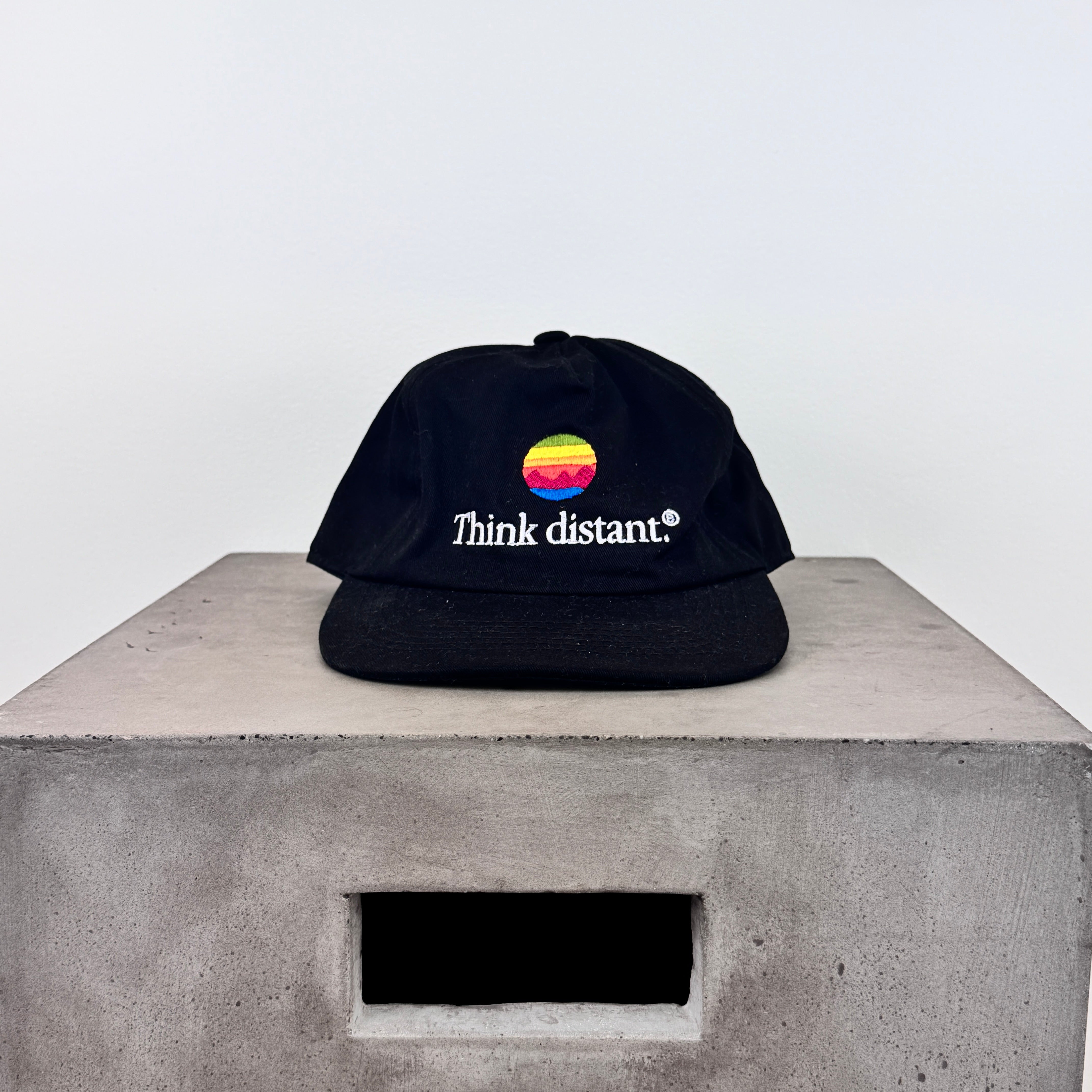 Think Distant 5-Panel Snapback Cap - SAMPLE 2 - BLACK
