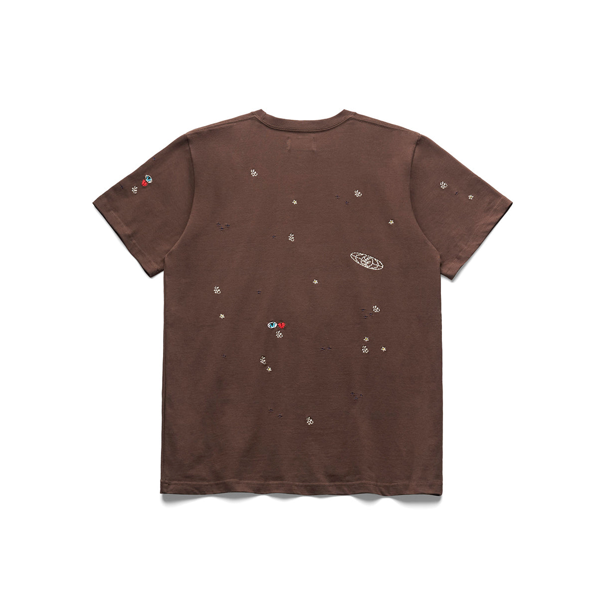 All-Over "Handwork" Heavyweight T-Shirt [Brown]