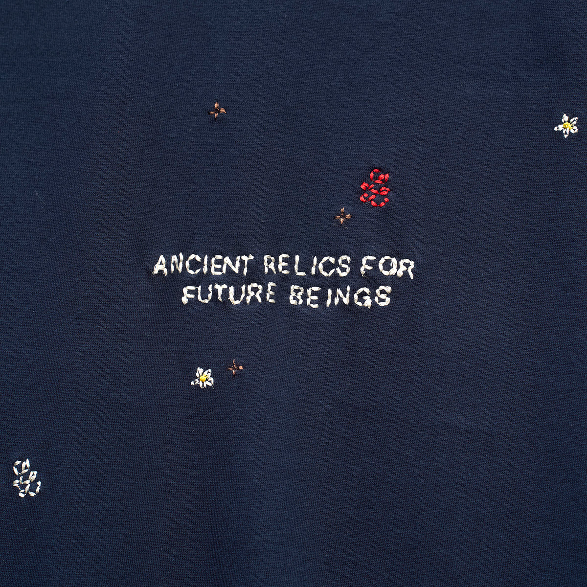 All-Over "Handwork" Heavyweight T-Shirt [Navy]