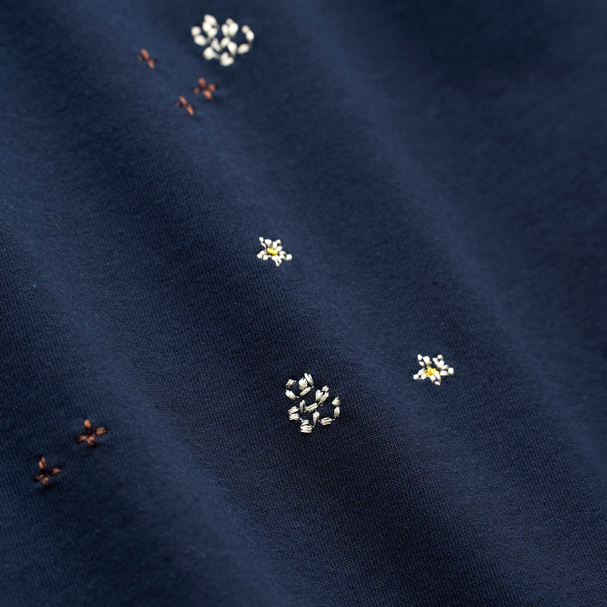 All-Over "Handwork" Heavyweight T-Shirt [Navy]