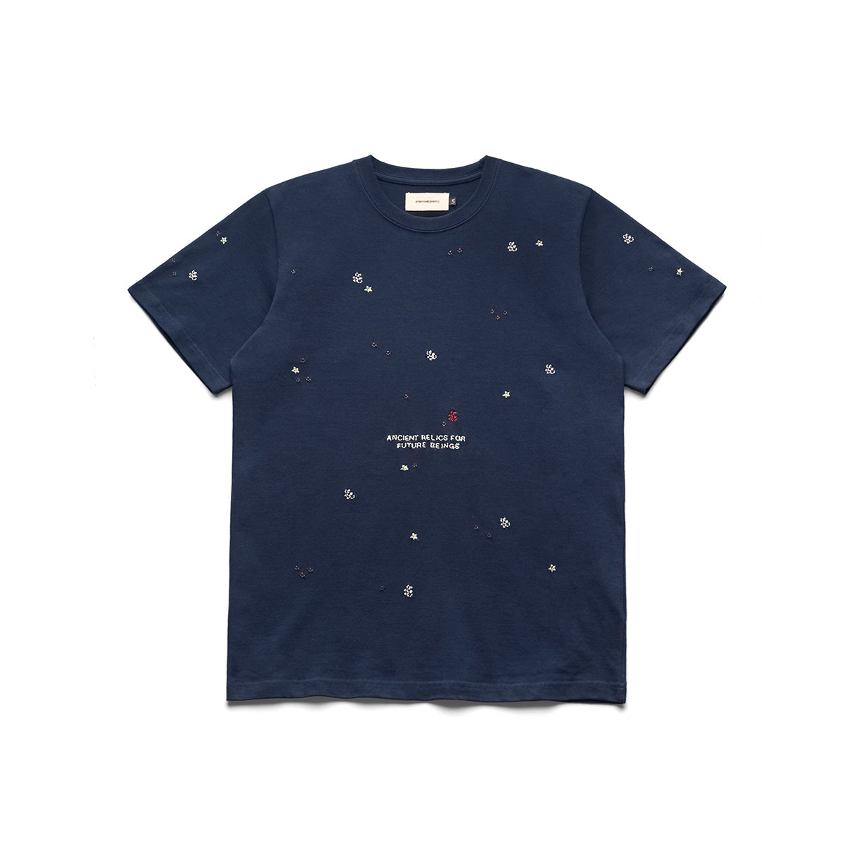 All-Over "Handwork" Heavyweight T-Shirt [Navy]