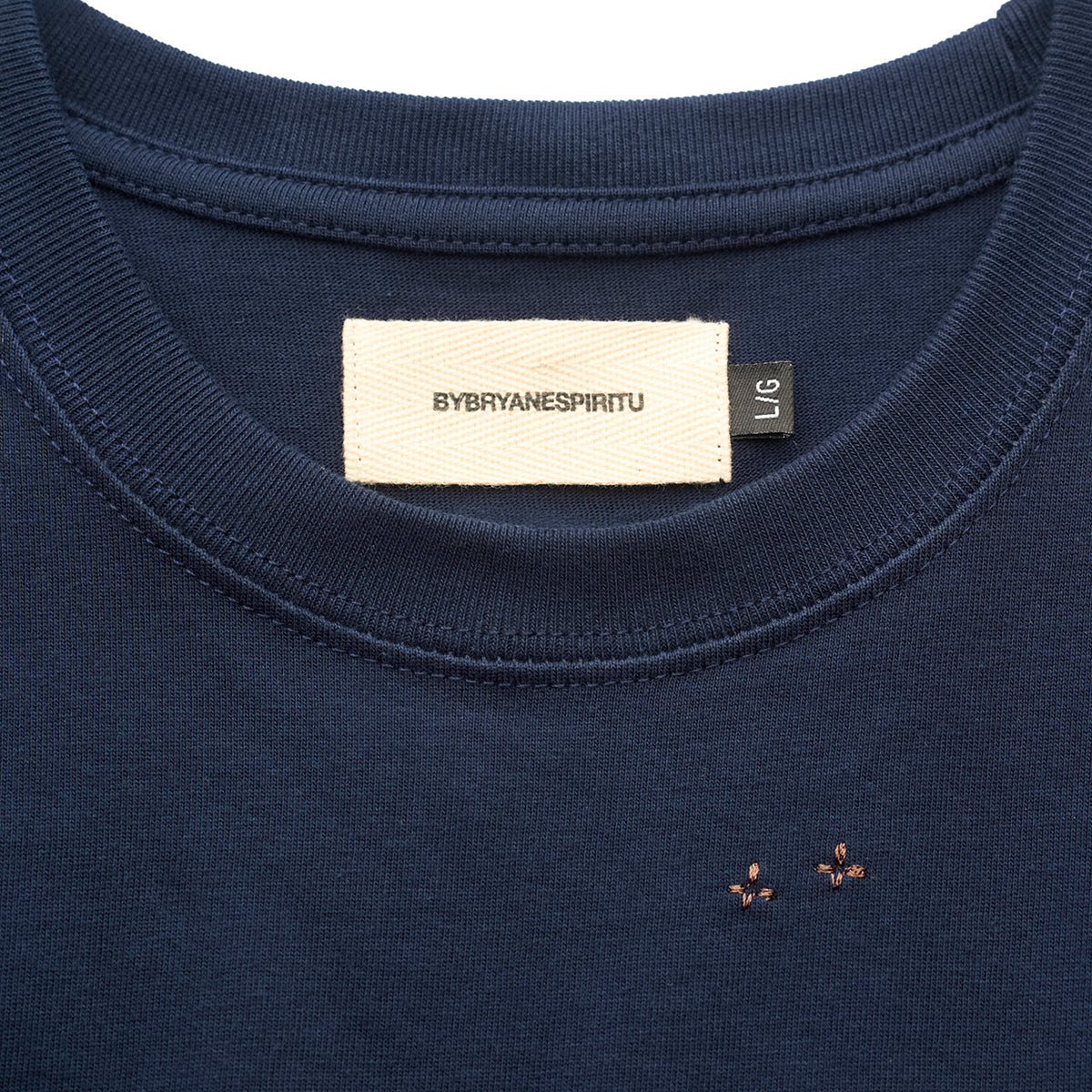 All-Over "Handwork" Heavyweight T-Shirt [Navy]