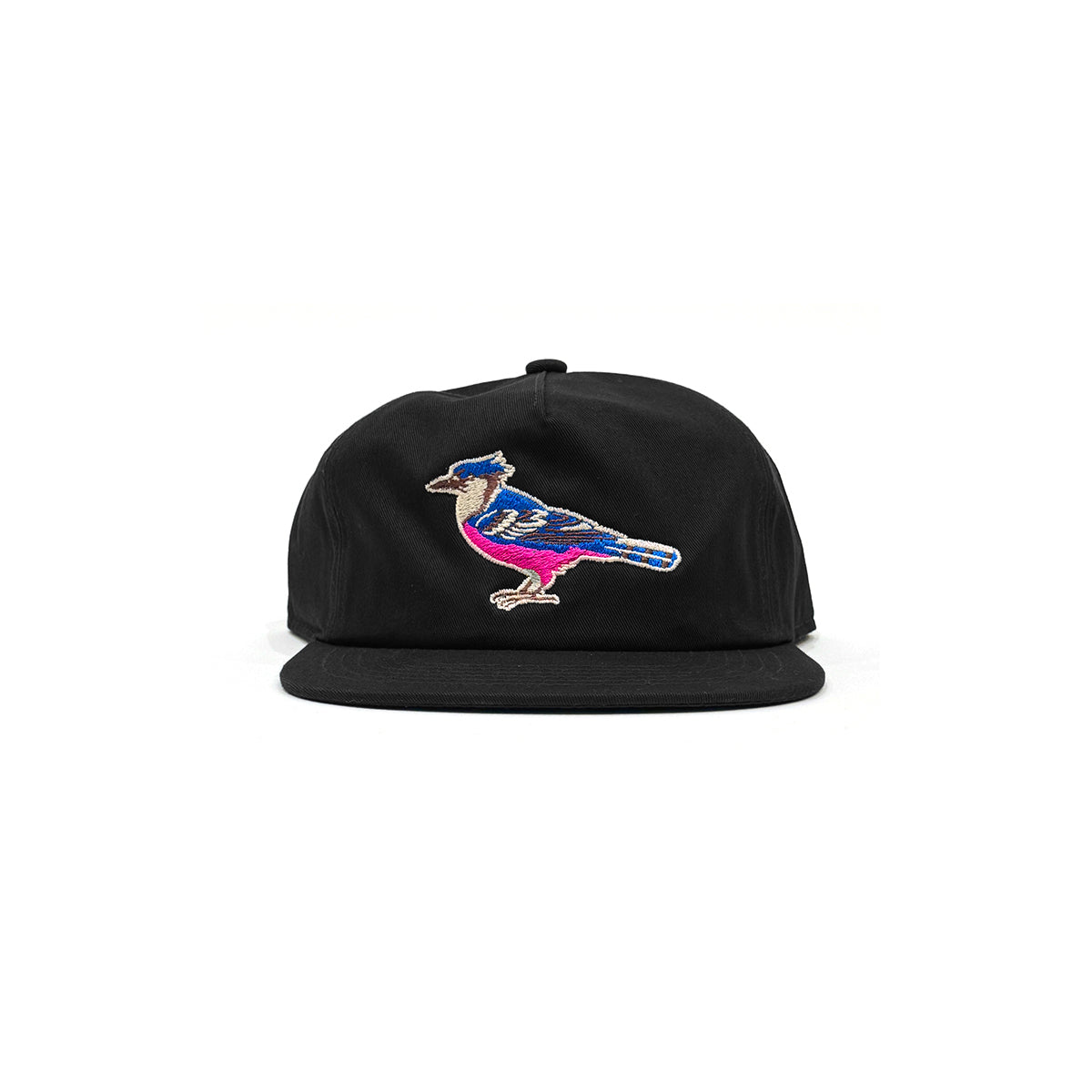 "V2 Glitch Blue Bird" 5-Panel Cap