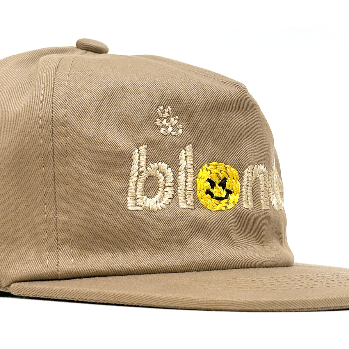 "Handwork" Blonde Low-Pro 5-Panel Cap [Khaki]