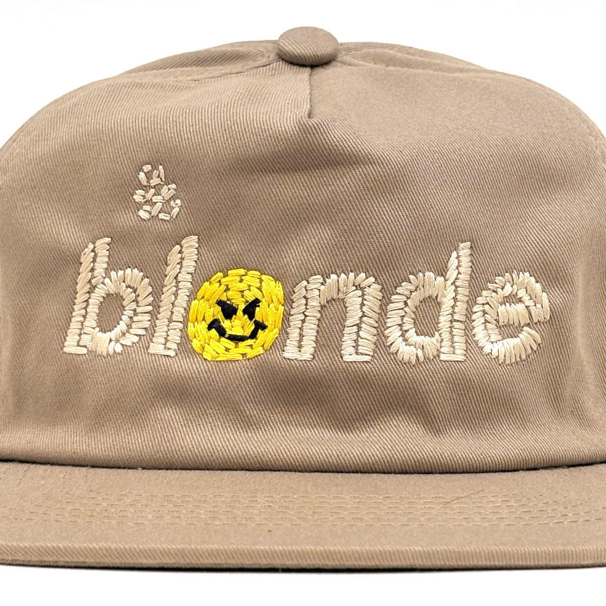 "Handwork" Blonde Low-Pro 5-Panel Cap [Khaki]