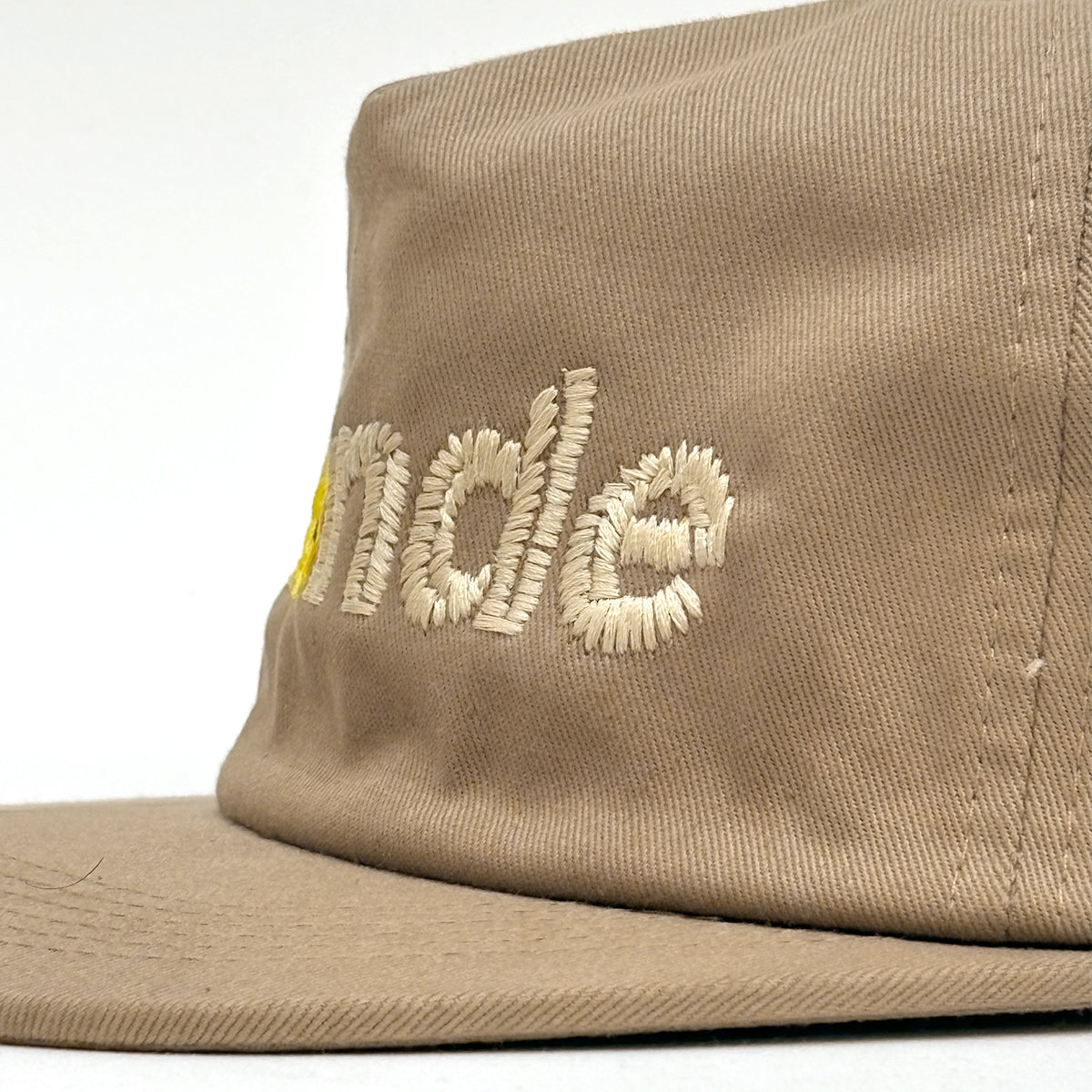 "Handwork" Blonde Low-Pro 5-Panel Cap [Khaki]