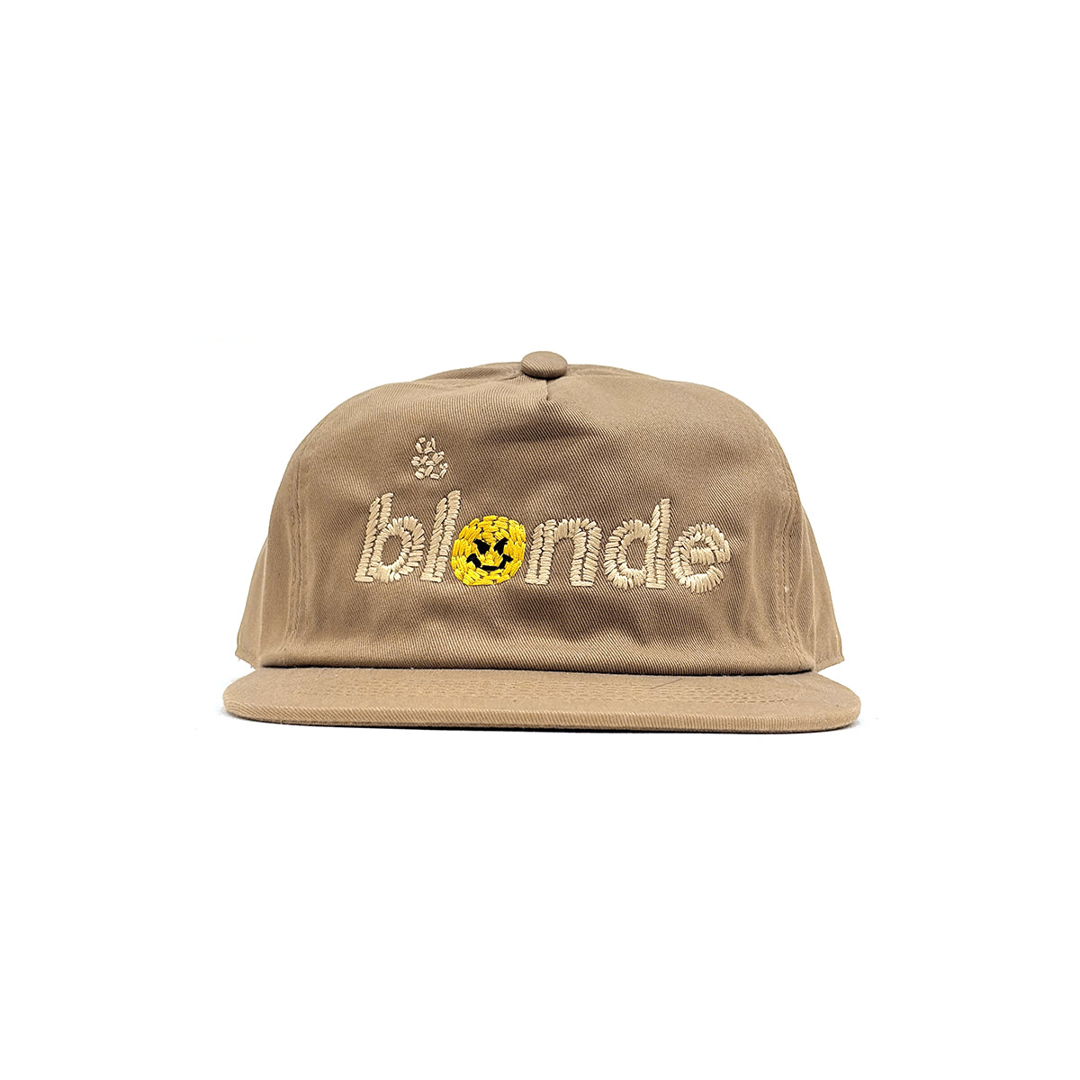 "Handwork" Blonde Low-Pro 5-Panel Cap [Khaki]