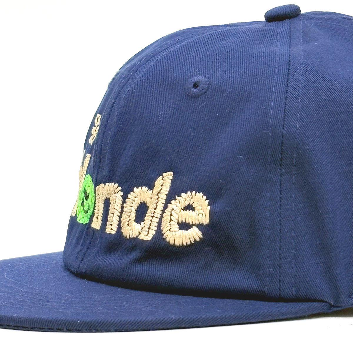 "Handwork" Blonde Low-Pro 6-Panel Cap [Navy]