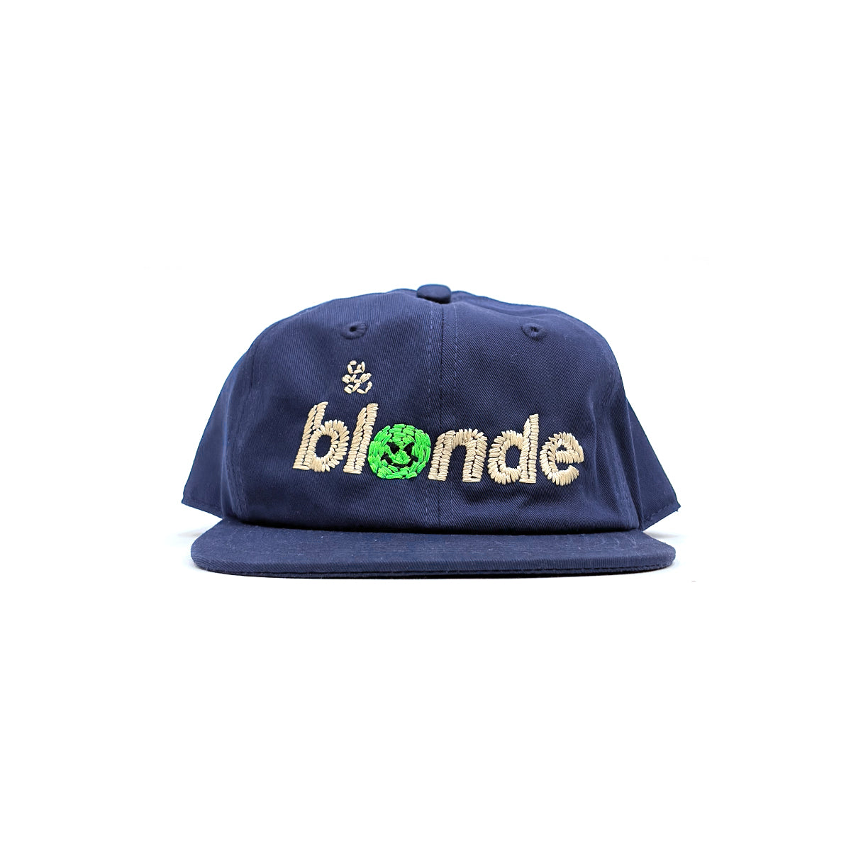 "Handwork" Blonde Low-Pro 6-Panel Cap [Navy]