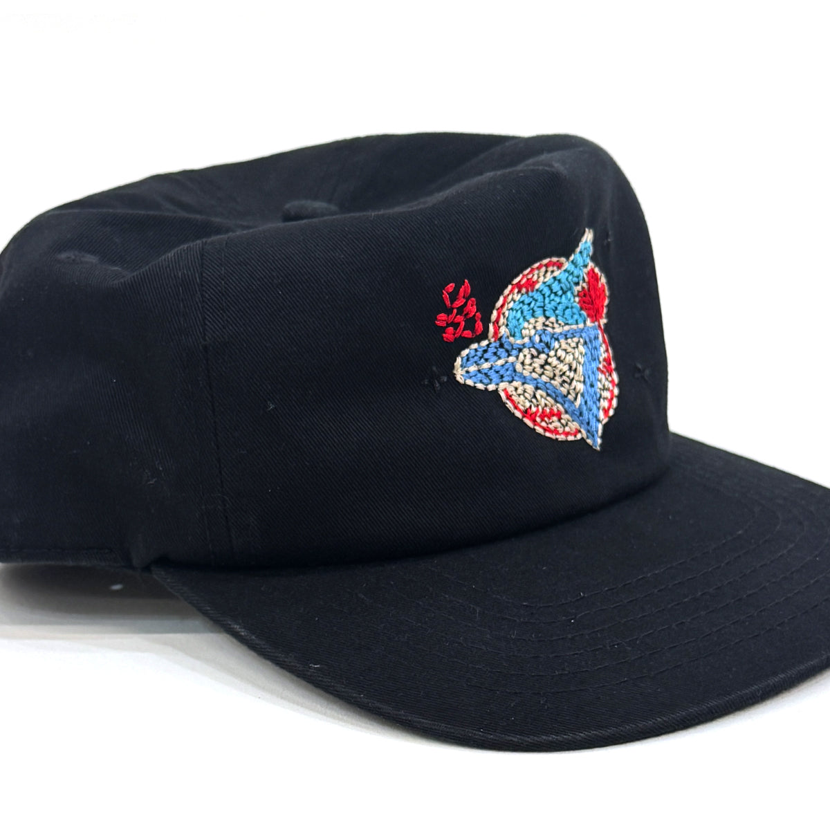 "Handwork" Jays Logo 5-Panel Cap [Black]