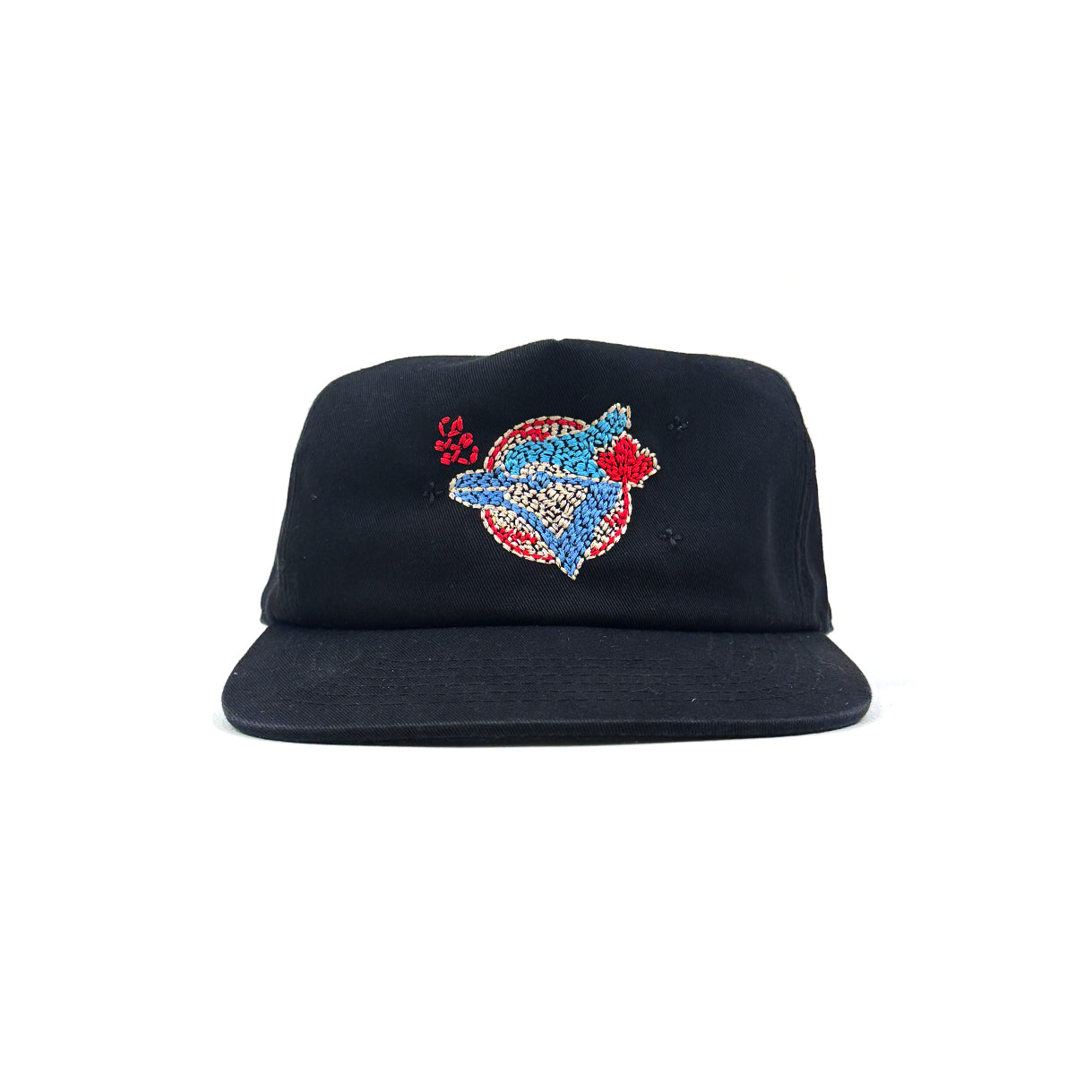 "Handwork" Jays Logo 5-Panel Cap [Black]